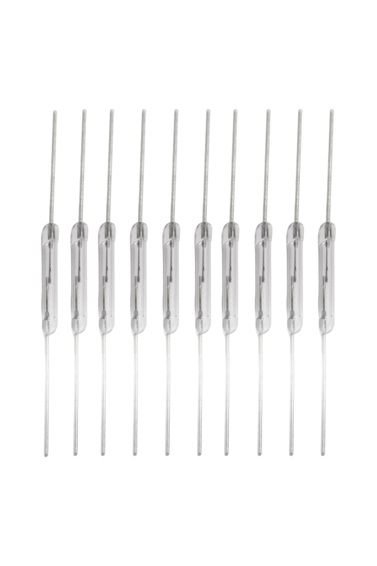 Inductive Reed Switch Alloyseed 10 Pcs N O Reed Switch Vibration Resistance Normally Open ...