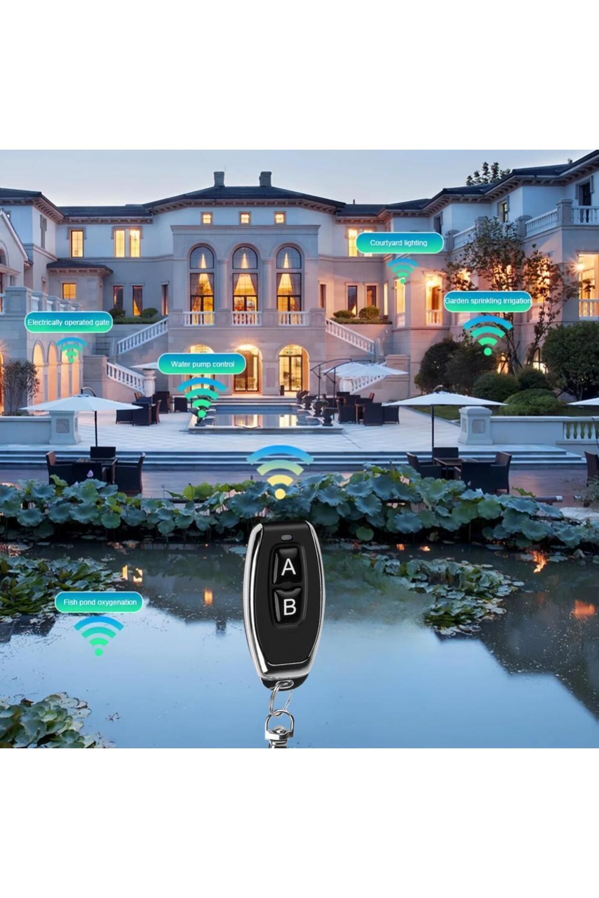 Choice-10pcs 433MHZ Remote Control Auto 2 Channel Code Electric Learning Code Gate Garage Door Opener wi... 4