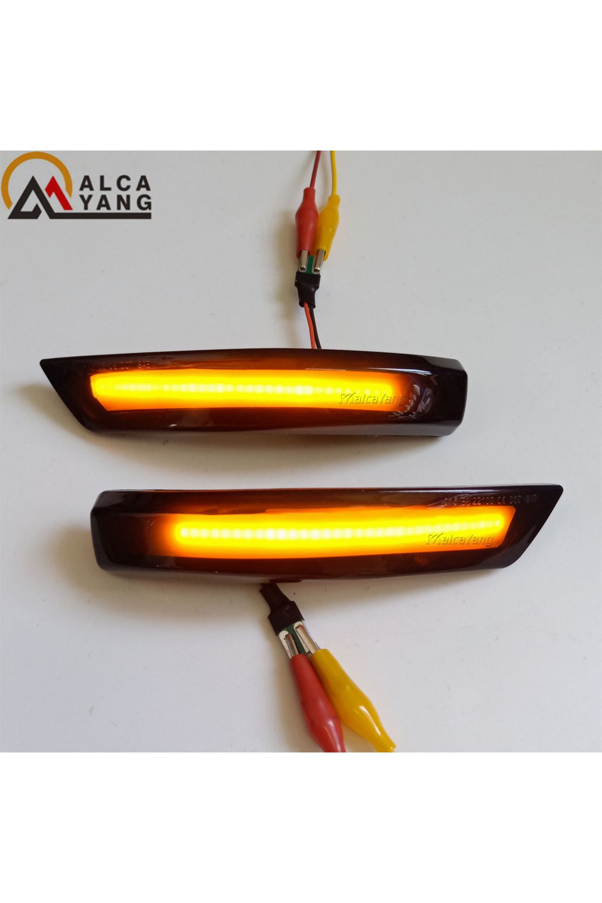 Choice-ديناميكية بدوره مصباح إشارة LED الجانب مرآة الرؤية الخلفية متسلسل مؤشر الوامض مصباح لفورد فوكس... 4