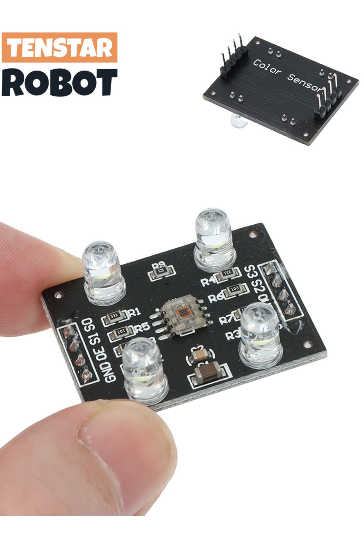 Choice-Color Recognition Sensor Tcs230 Tcs3200 Color Sensor Module Accessories For Mcu Diy Dc 3-5v Input 7