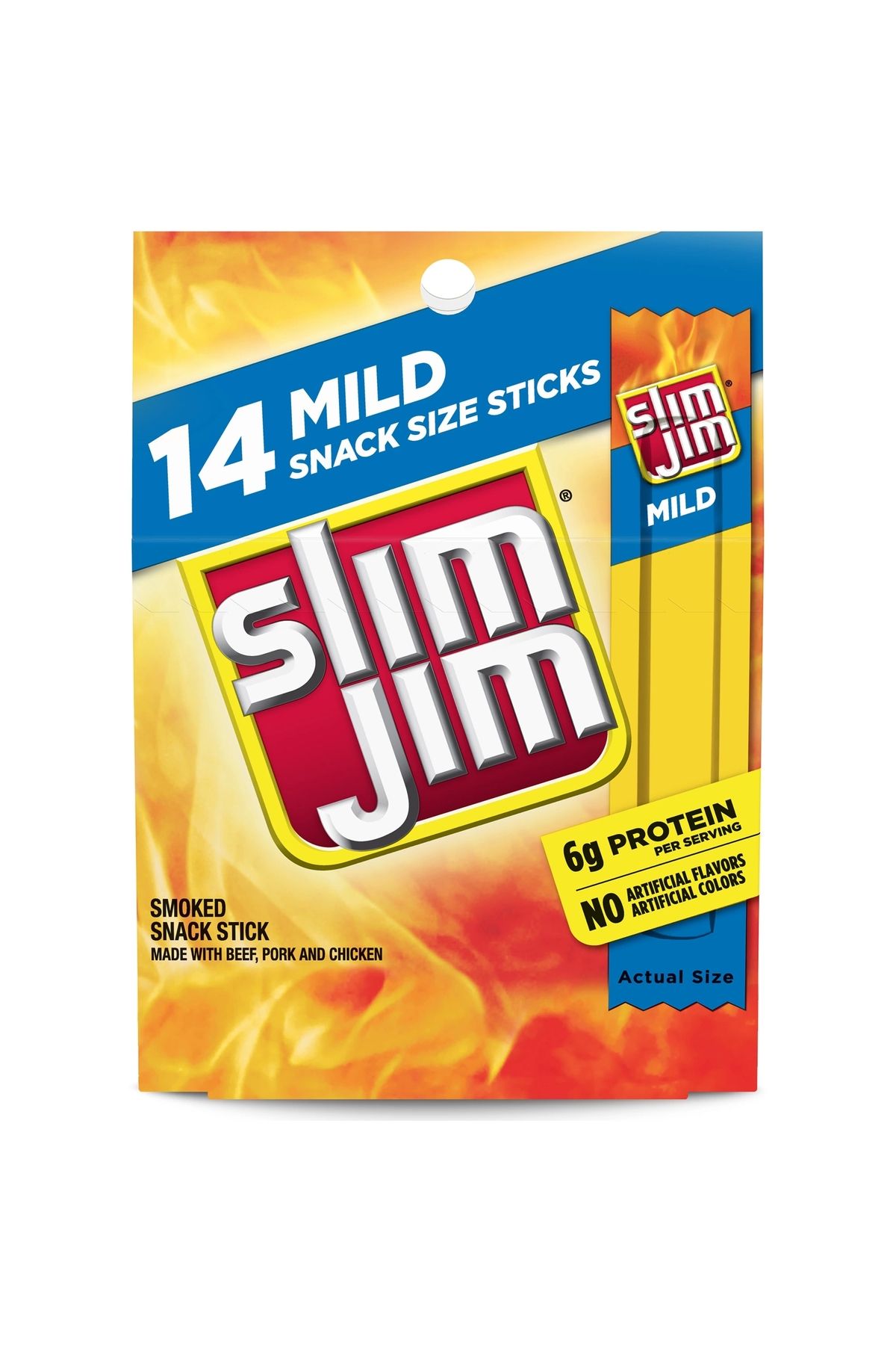 Slim Fast Slım Jım 14 Mıld Snack Sıze Stıck 6 g Proteın Per Servıng 111 g