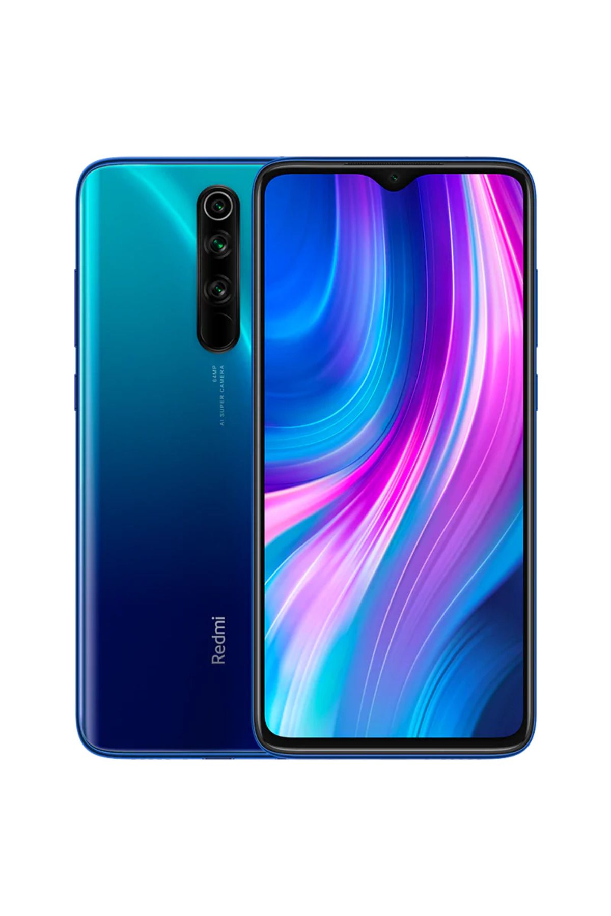 Xiaomi YENİLENMİŞ XIAOMI REDMI NOTE 8 PRO 128GB MAVİ CEP TELEFONU (12 AY GARANTİLİ) - C KALİTE