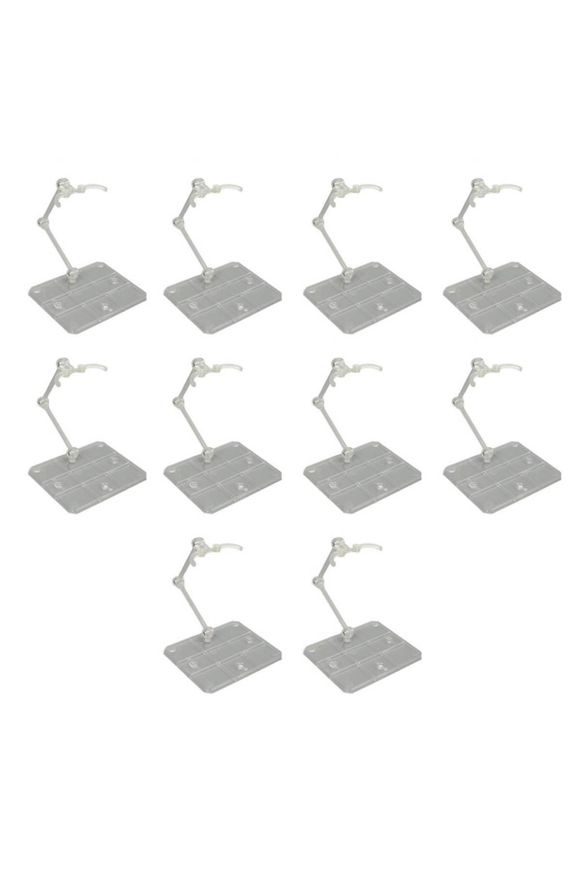 Choice-10 Sets Action Figure Stand Transparent Acrylic Anime Figure Display Stand Support Holder Base 2