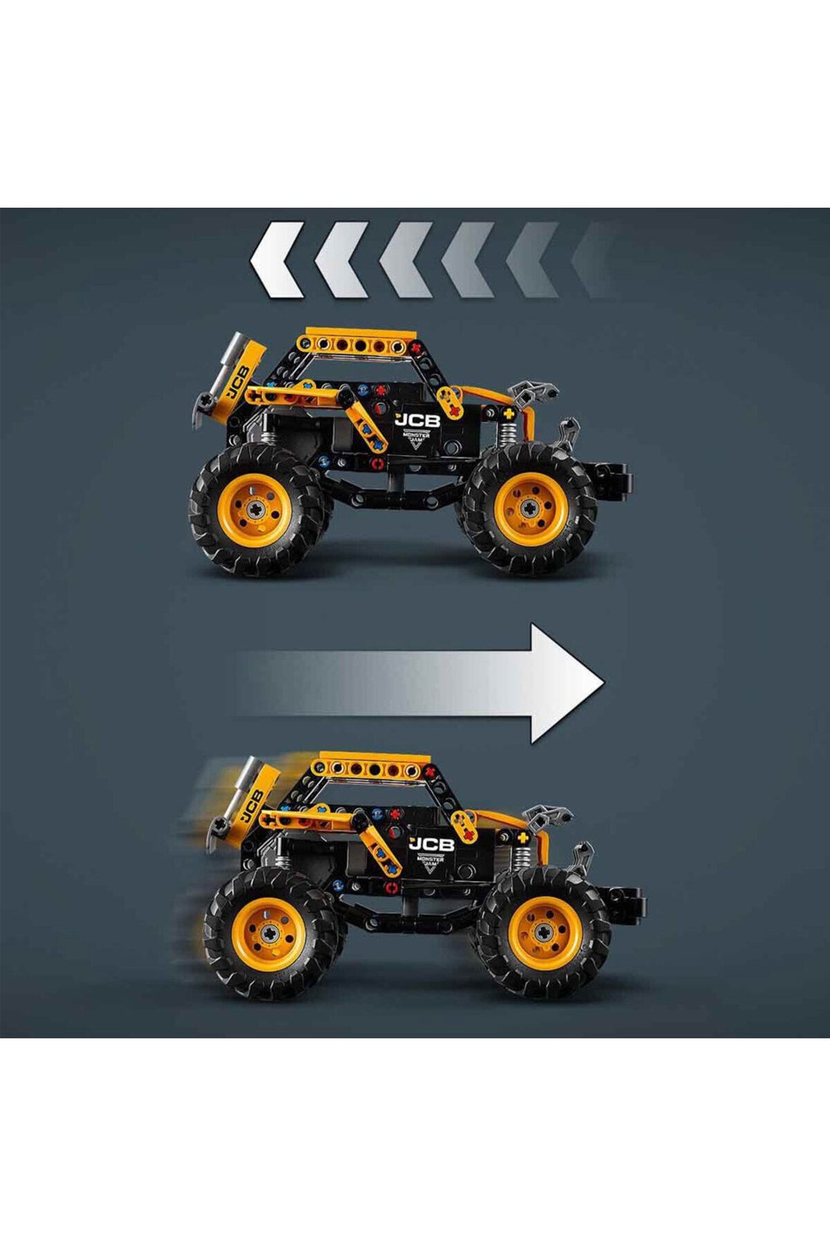 LEGO-® Technic Monster Jam DIGatron Pull-Back Truck 42199 Building Set for 7+ Year Old Kids (218 P) 3