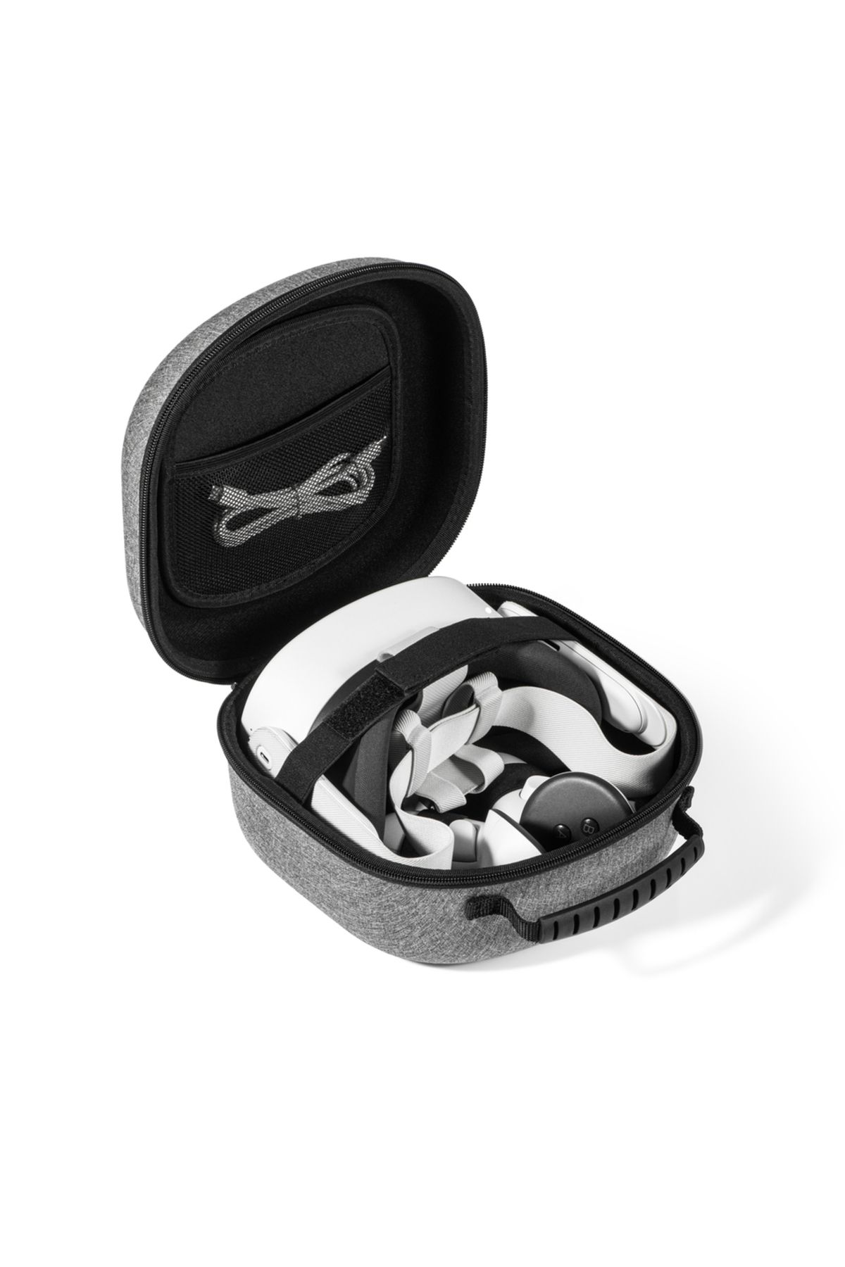 ERIKOLE-Grey Hard Carrying Case Compatible With Oculus Meta Quest 3s/quest 3/quest 2 Vr Headset And Touch Co 1