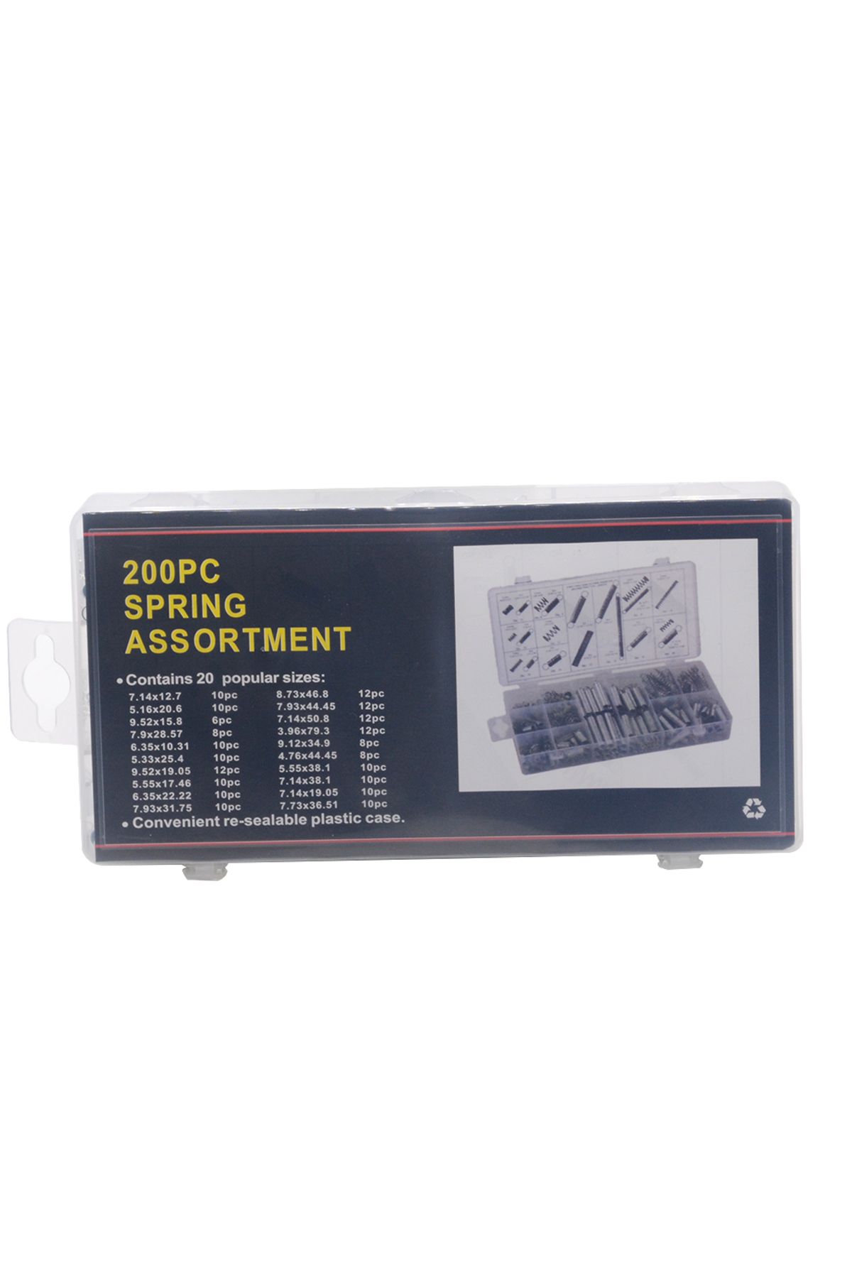 Choice-200PCS/set hardware Tension spring compression spring set in box 20 Size Springs Assortment 2
