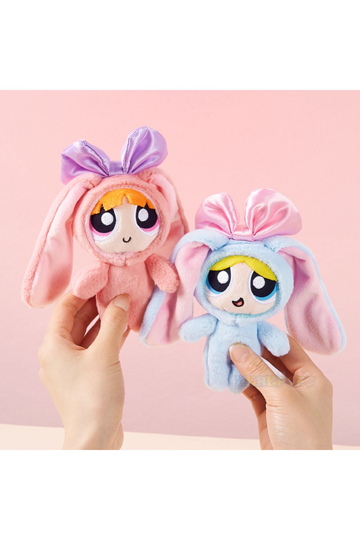Choice-12cm Stuffed Animal Powerpuff Girls Cartoon Cute Dress Up Bunny Rabbit Plush Toy Pendant Bow Tie ... 3