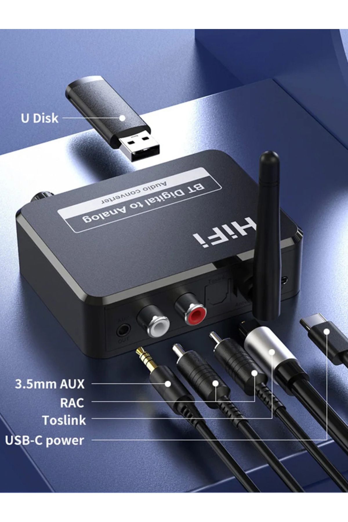 Choice-Digital to Analog Audio DAC Converter Adapter Digital SPDIF Optical Toslink to 3.5mm 3.5 AUX Jack... 7