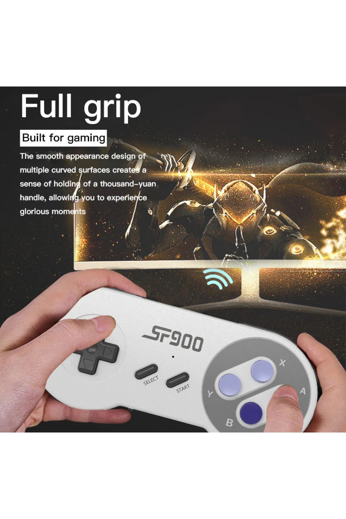 Choice-SF900 Video Game Console For Super Nintendo SNES NES Built in 6100 Games HDMI-Compatible TV Game ... 4