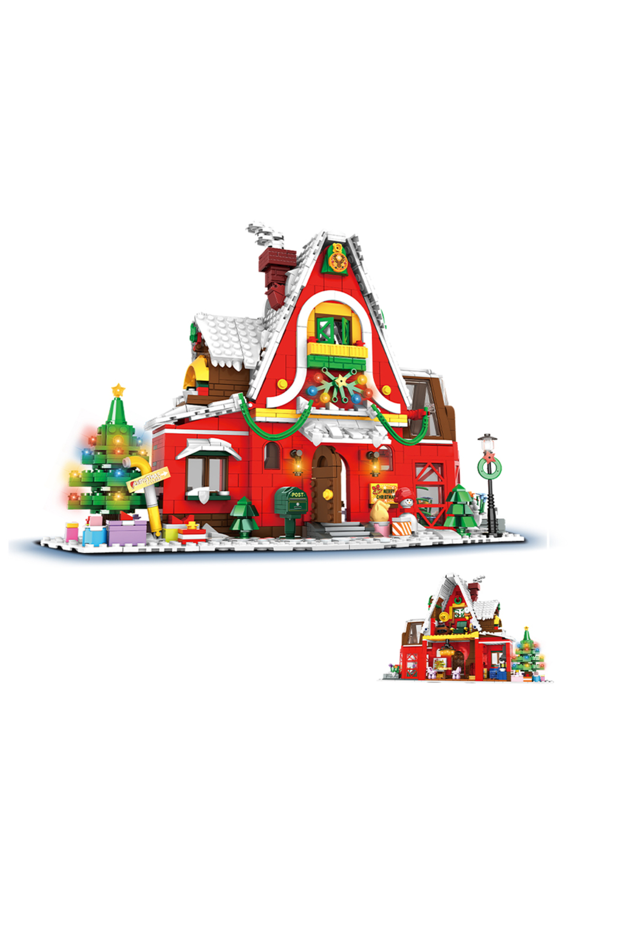 0276 2023 خلاقیت شهری، دهکده زمستانی، خانه کریسمس، خانه هنر کریسمس، مدل ساختمان، بلوک‌های ساختمانی B