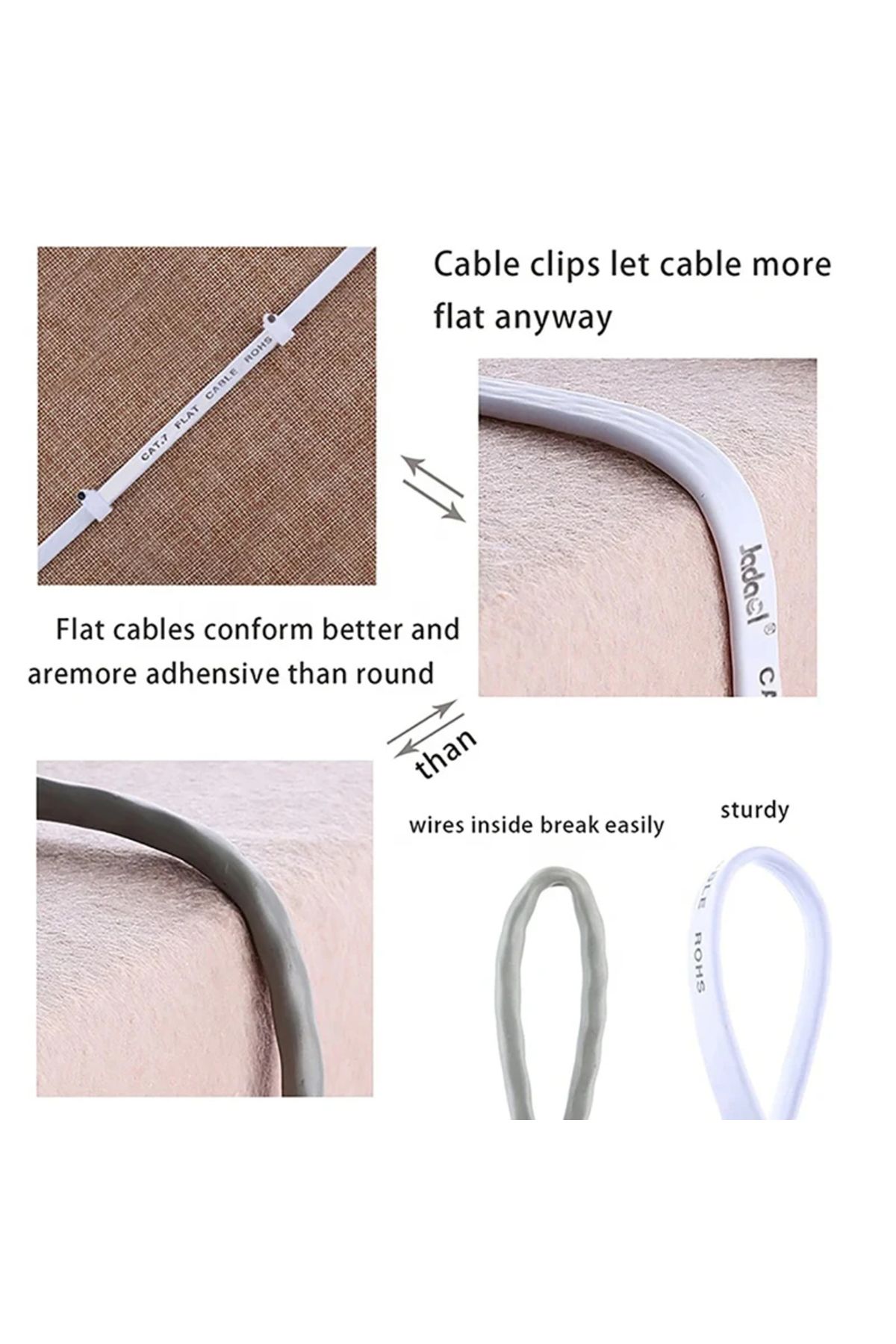 Choice-Cat 6 Ethernet Cable LAN Network Cord,Internet, Network Cable - Supports Cat6 Network Standar Gig... 7