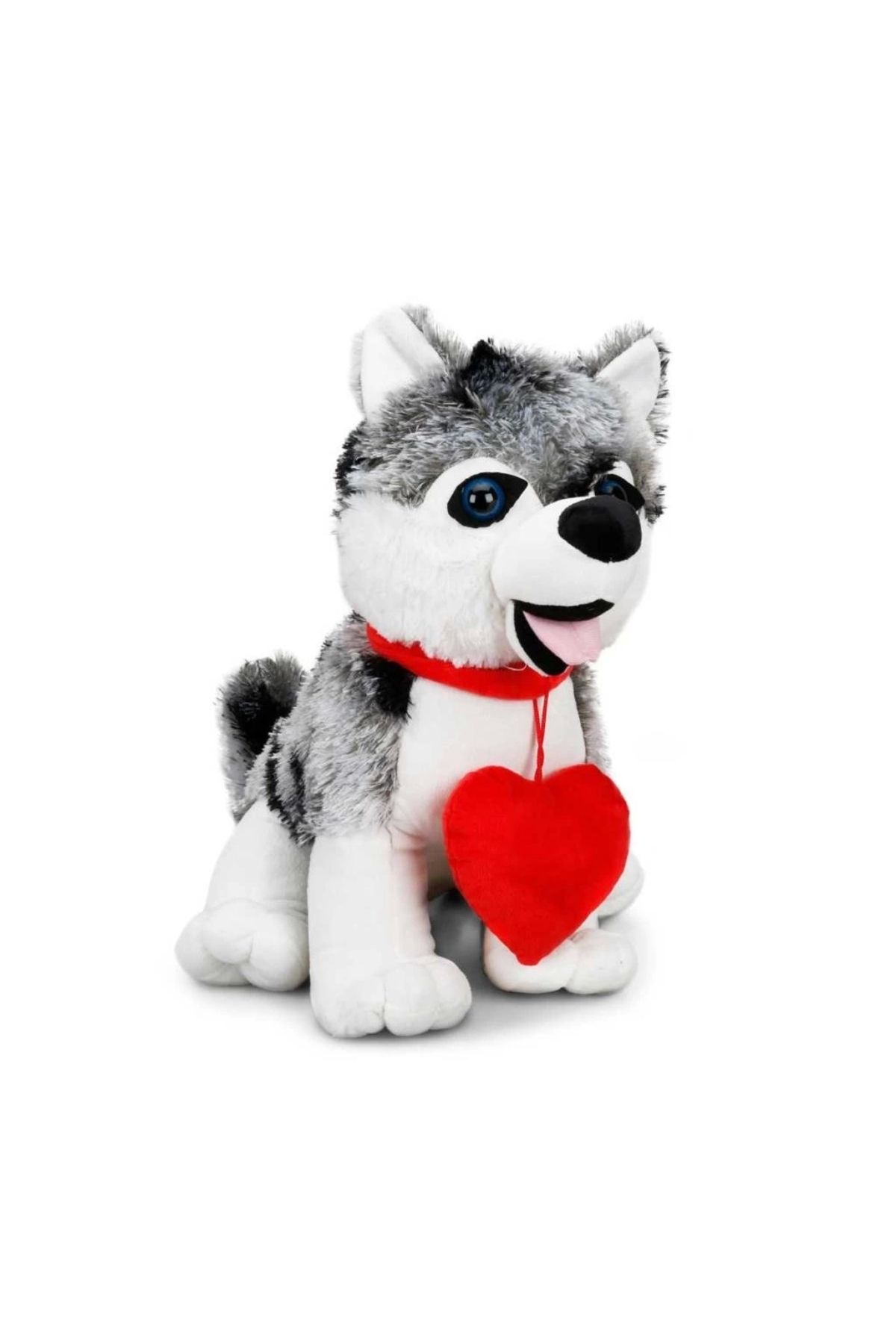 Basic Fun Çocuk Husky Kalpli Peluş 43 cm.