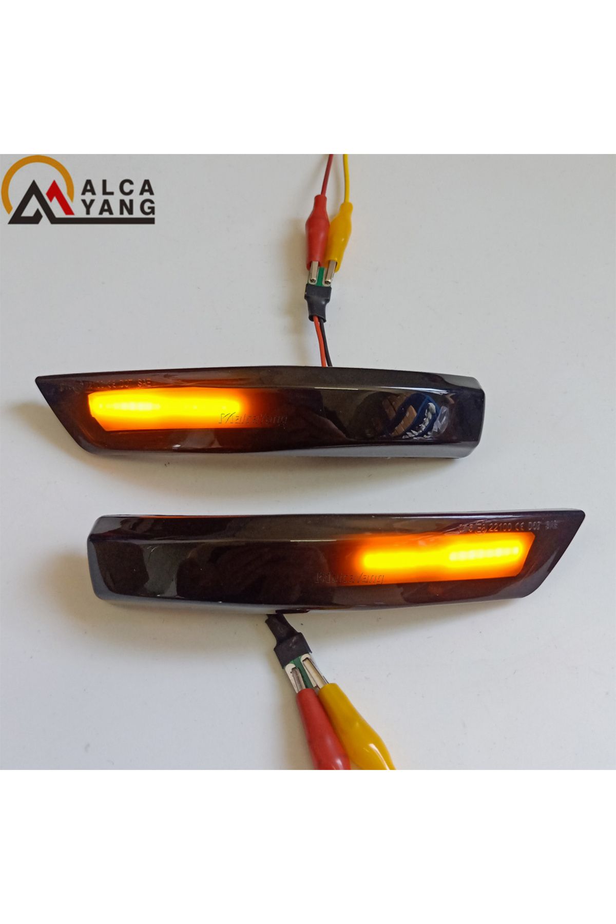 Choice-ديناميكية بدوره مصباح إشارة LED الجانب مرآة الرؤية الخلفية متسلسل مؤشر الوامض مصباح لفورد فوكس... 3