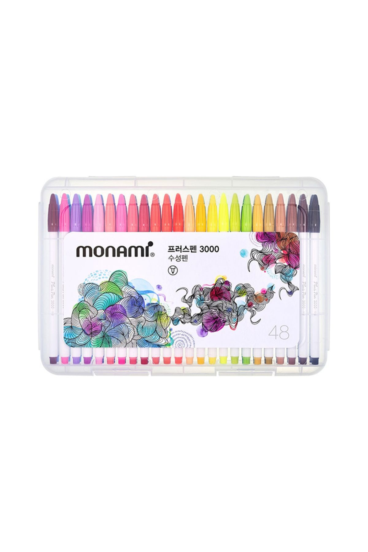 Monami 3000 Plus Pen Fine Liner Çizim Kalem Seti 48 Renk