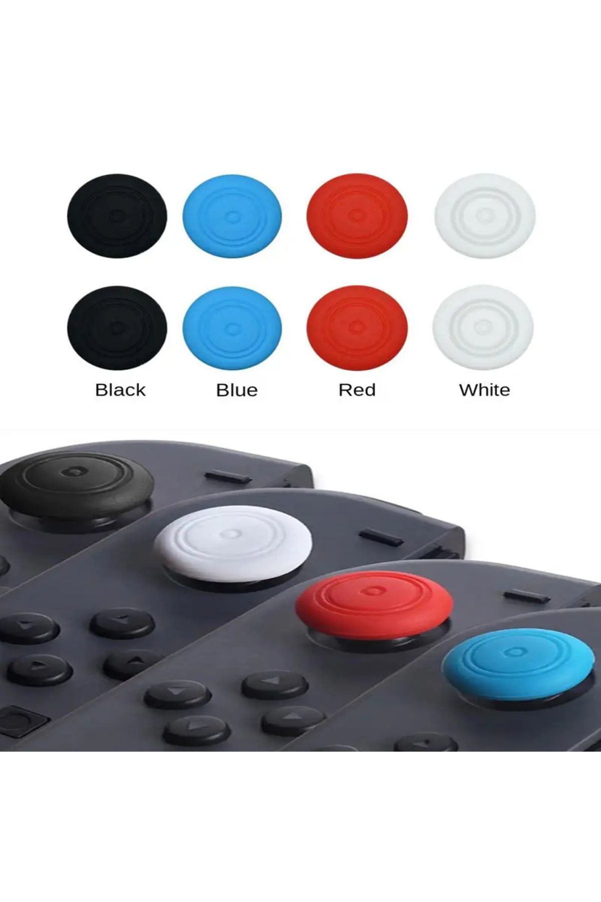 Wottler-8pcs Analog Thumb Stick Grip Caps Compatible with Nintendo Switch OLED/Switch Lite/Switch Joystic... 2