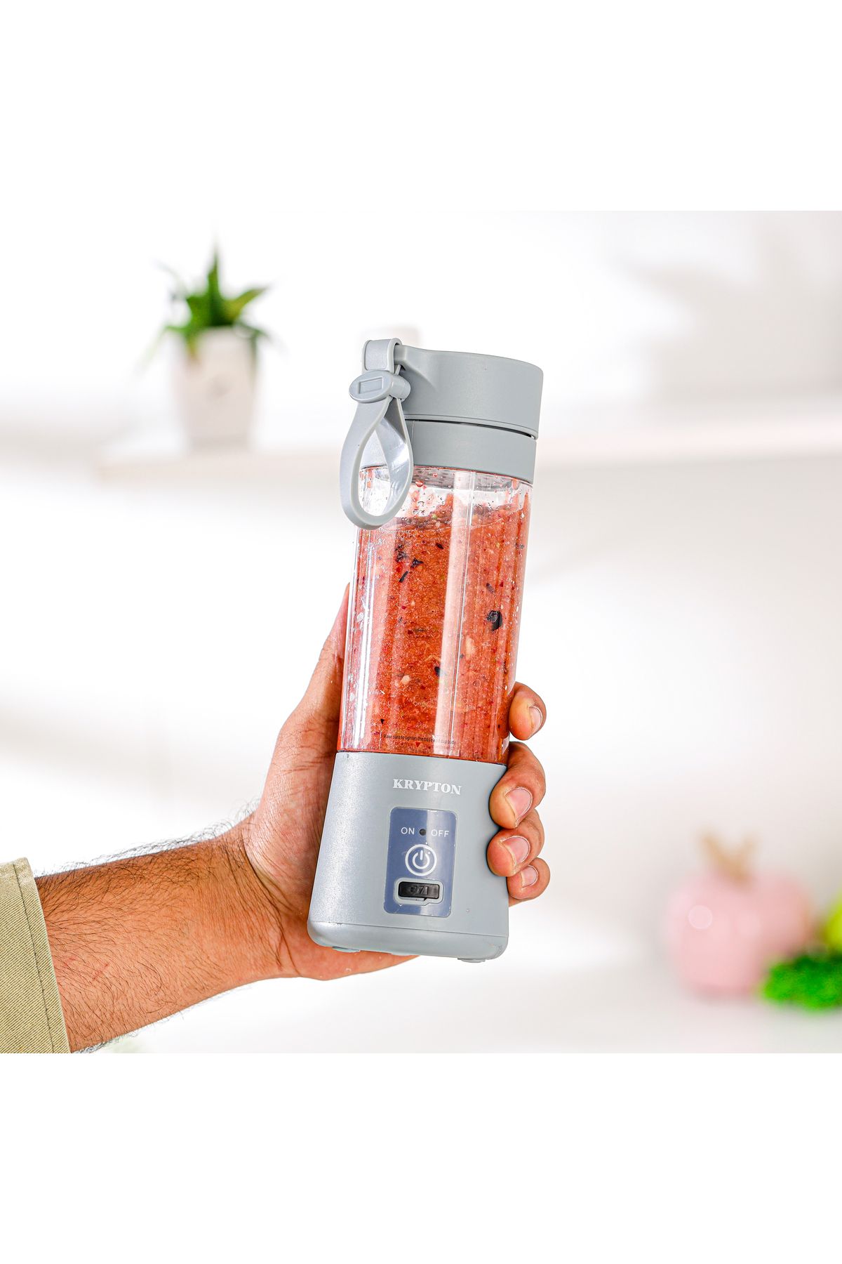 KRYPTON-330 ML Rechargeable Portable Juicer- KNB6448 5