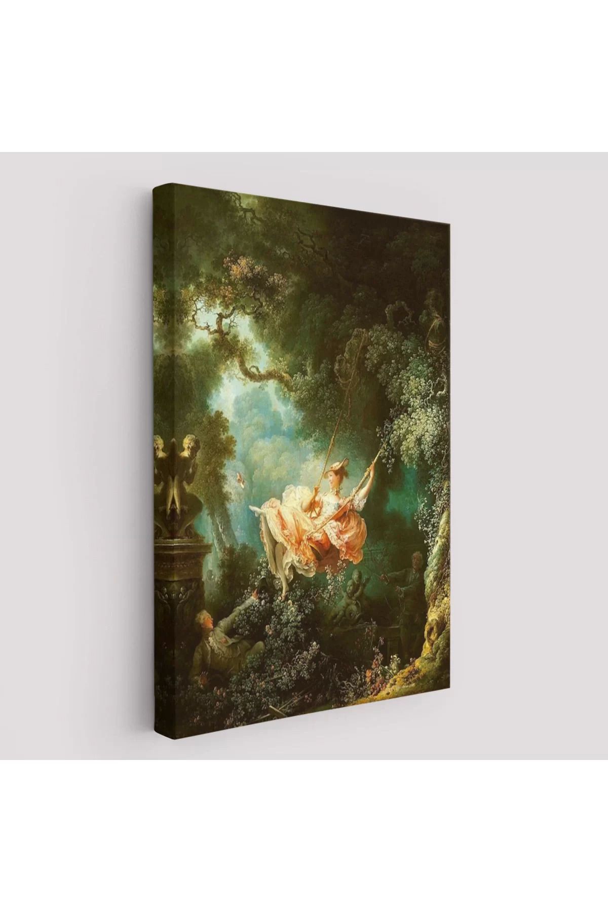 evimera Jean-Honore Fragonard Salıncağın Mutlu Kazaları Tablosu-6253