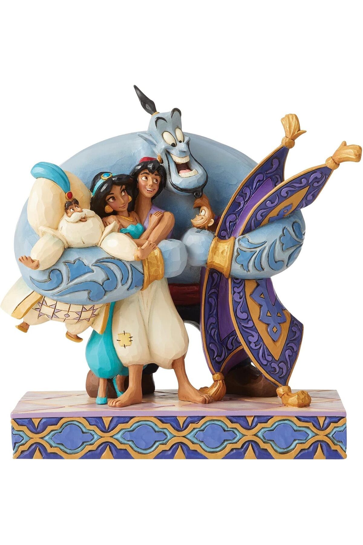 NcK Traditions Group Hug Aladdin Figürü, Çok Renkli