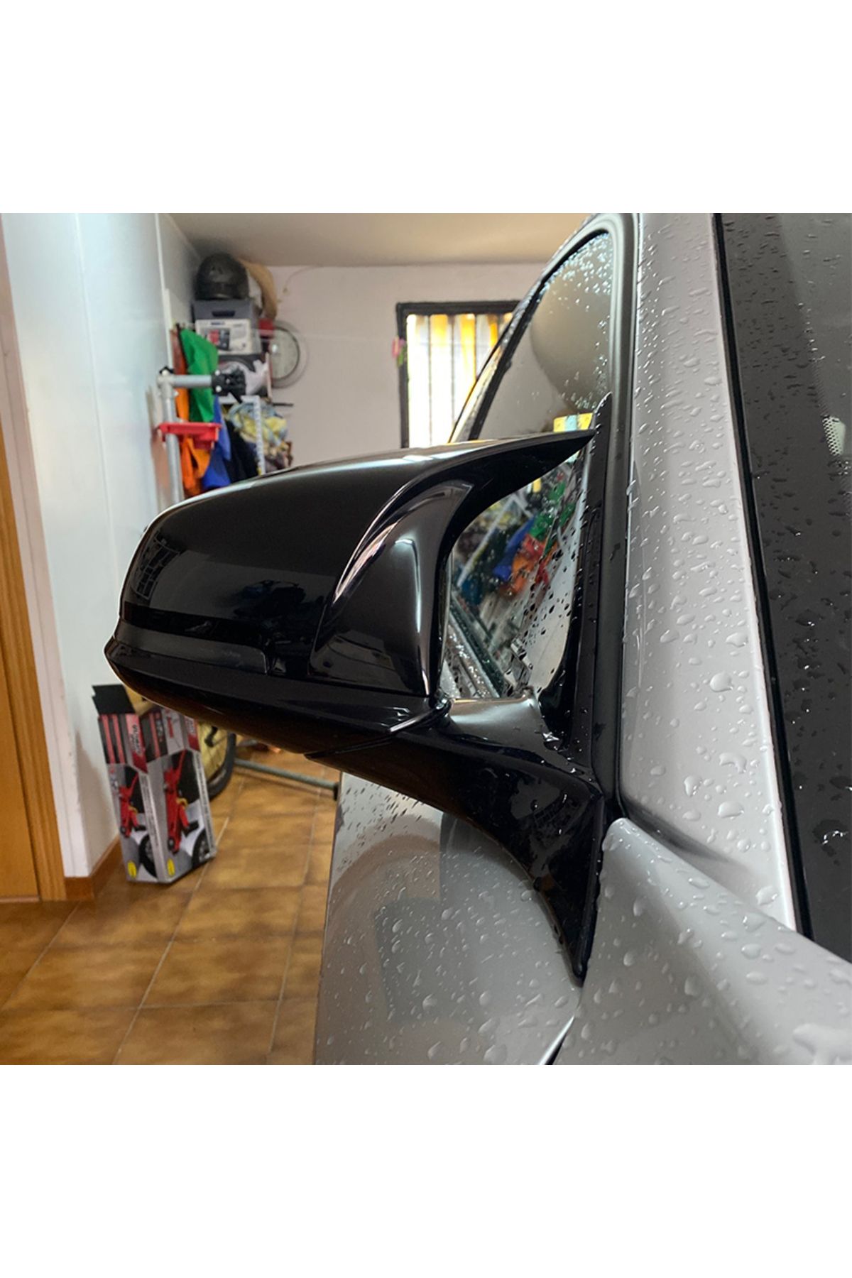 Choice-For Bmw 1 2 3 4 X Series Mirror cap F20 F21 F87 M2 F23 F30 F32 F36 X1 E84 Gloss Black Side Mirror... 3