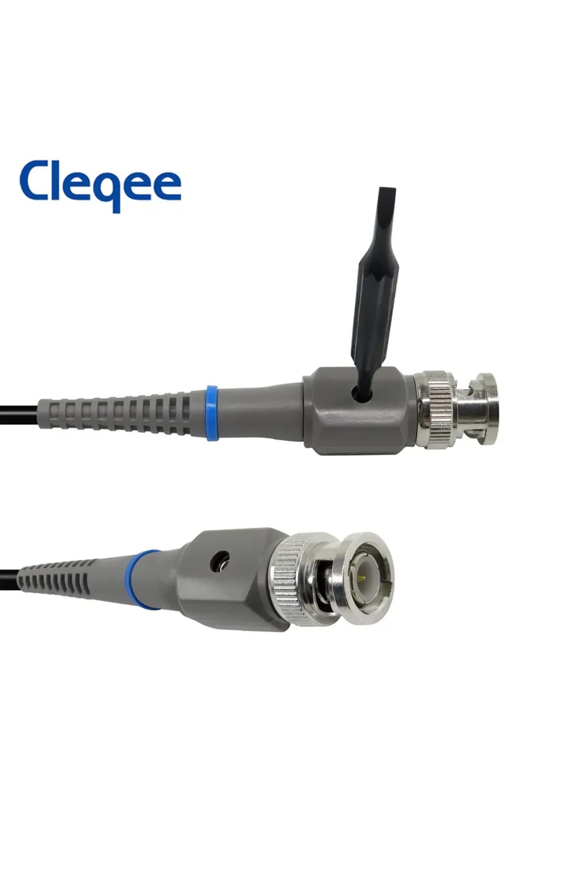 CLEQEE-P6100 2pcs 100mhz Bandwidth Oscilloscope Probe 1x/10x Adjustable Attenuation Bnc Leads Sw... 3