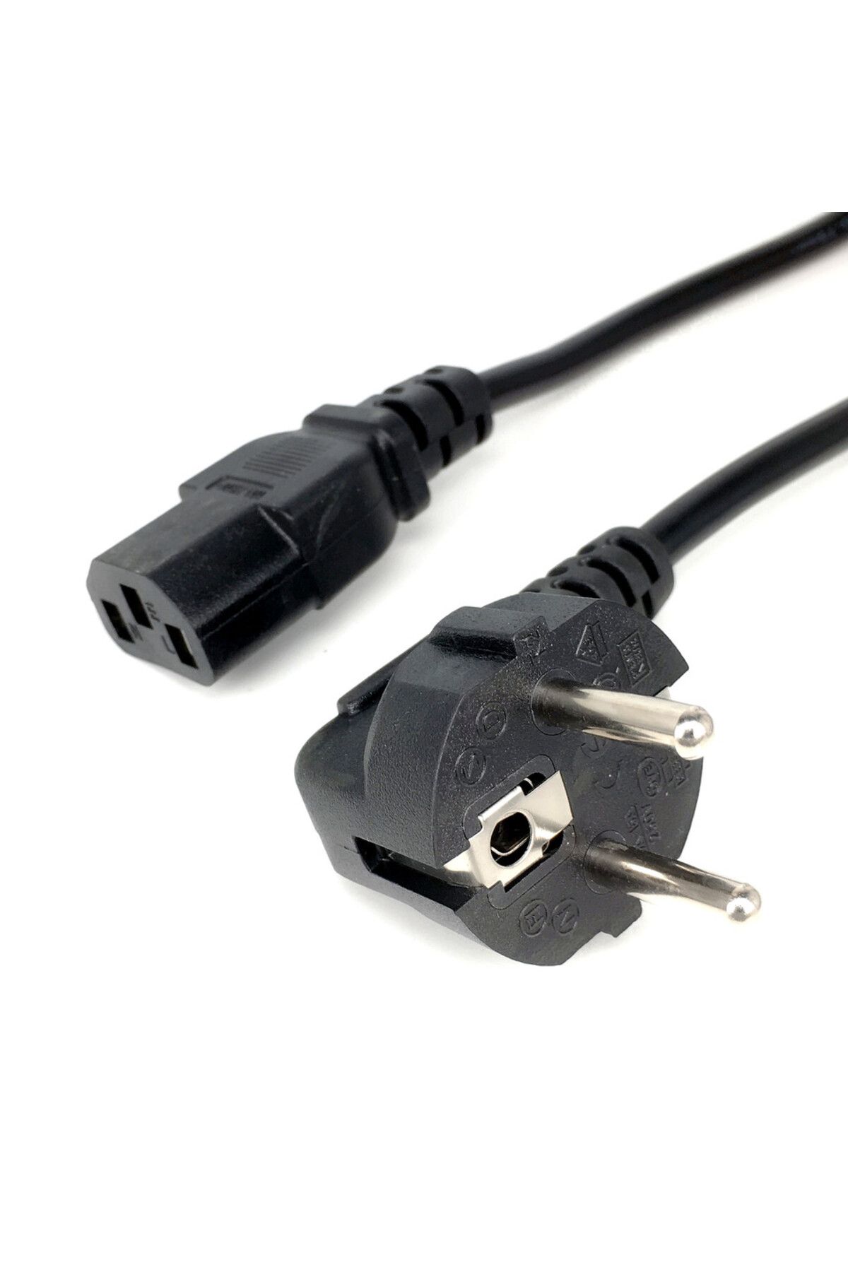 Choice-1.2m Eu Power Cable Euro Iec C13 Ac Power Extension Cord 1.2m 1.5m 1.8m 3*0.75mm For Pc Computer Mon 2