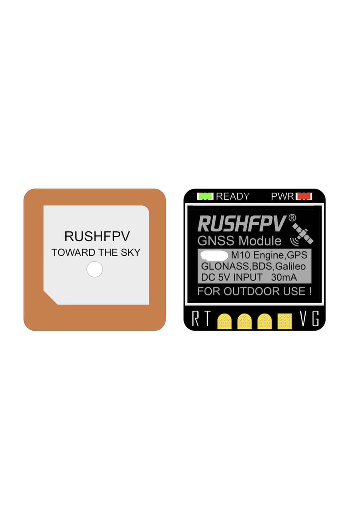 Choice-RUSHFPV GNSS MINI M10 UBX NMEA Dual Protocol GPS Module Built-in Ceramic Antenna for RC Airplane ... 3