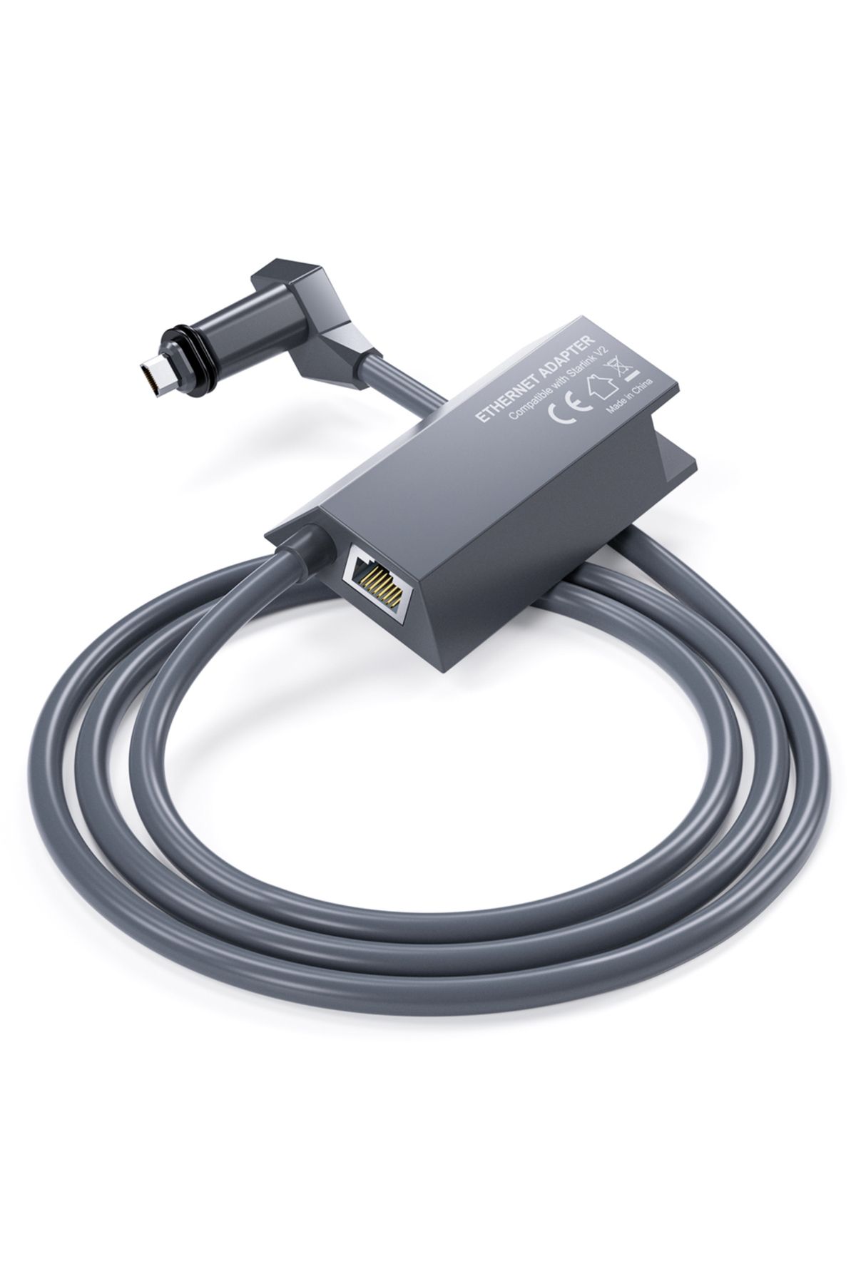 Choice-Grey Starlink Ethernet Adapter For Dish Antenna Satellite Internet V2 Powerline Kit For Wired Extern 1