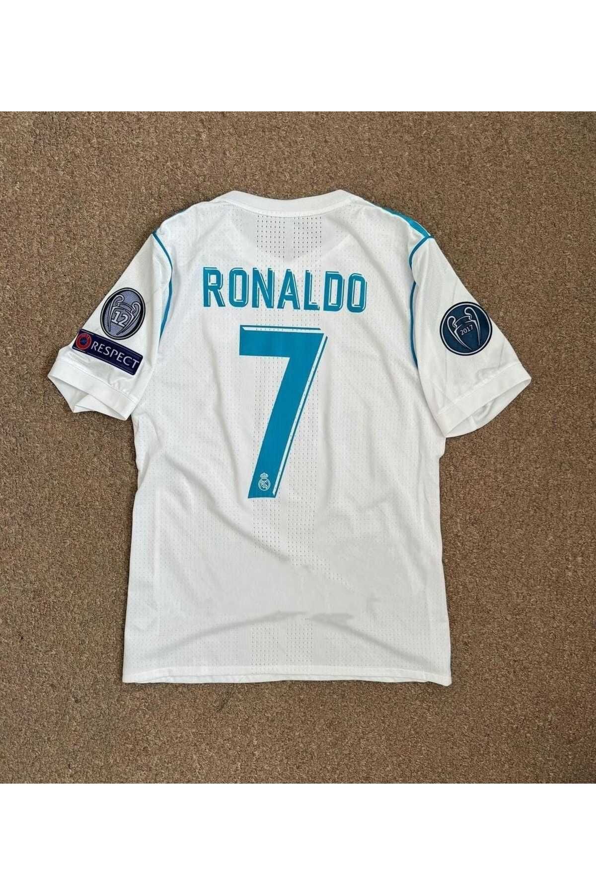 BREATHLESS R.e.a.l M.a.d.r.i.d 2018 Kiev Şampiyonlar Ligi Finali Cristiano Ronaldo Forması (KISA-KOL)