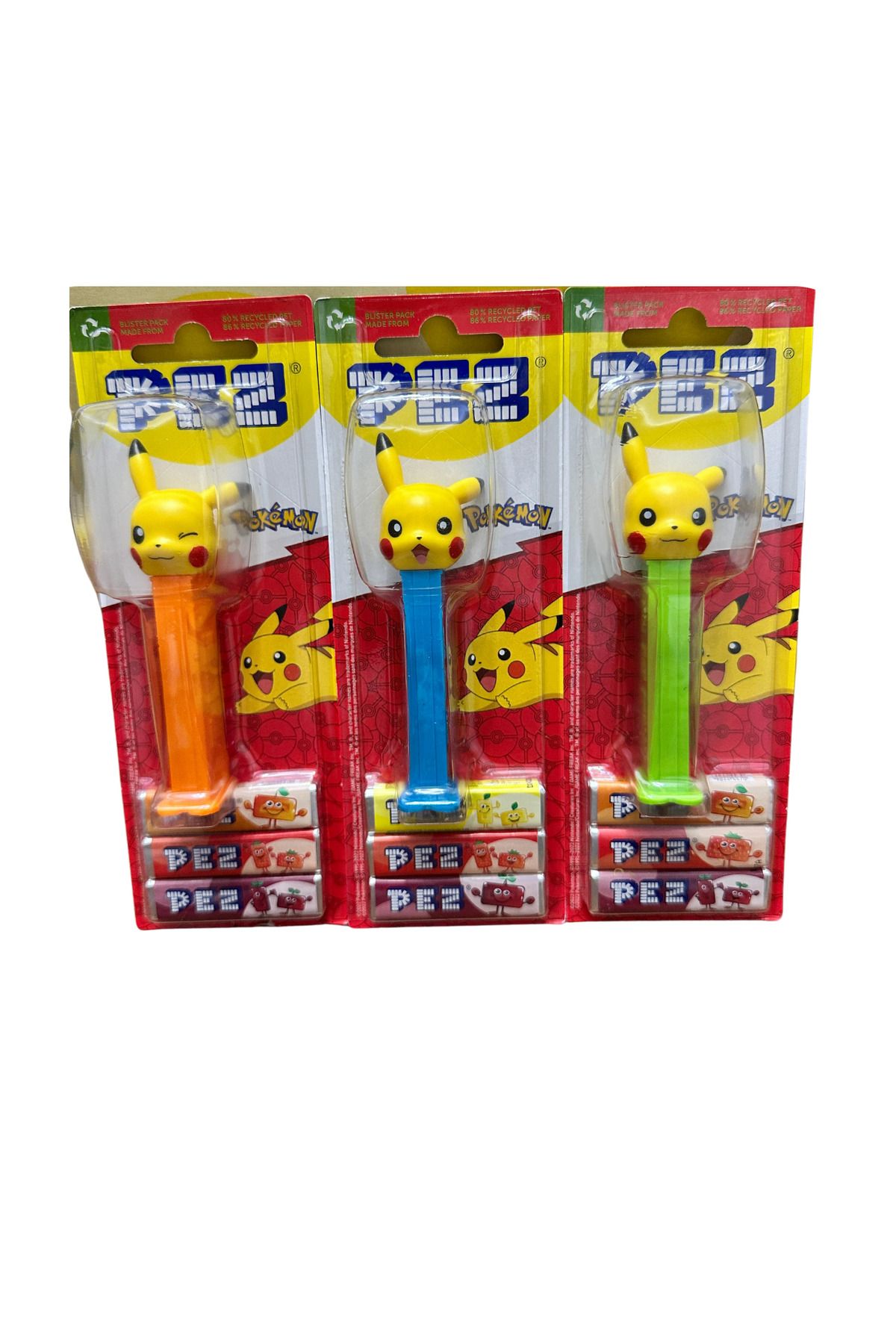 Pez Pokemon 1 Oyuncak + 3 Şeker (3 Adet)