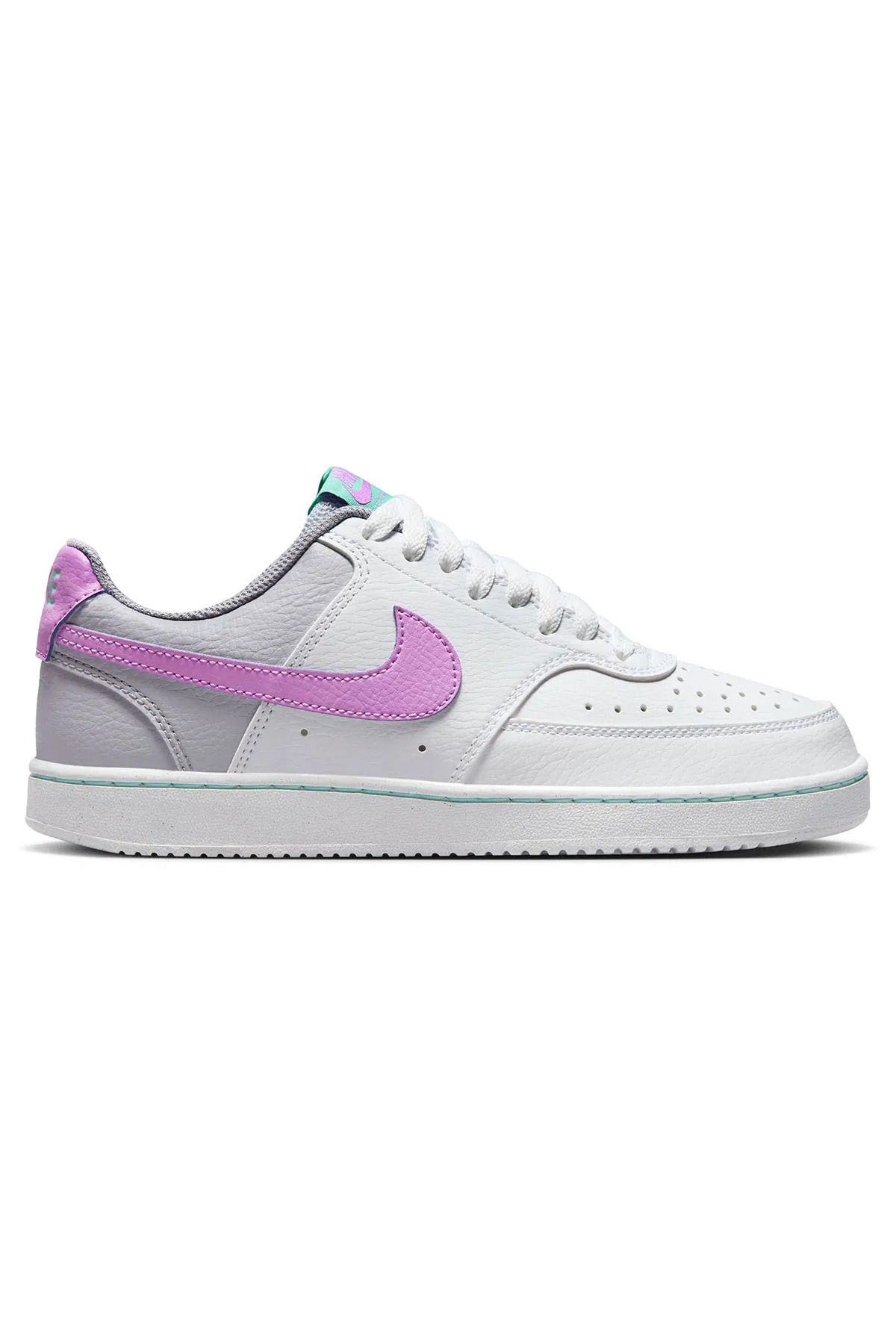 Nike Kadın Spor Ayakkabısı Court Vision Low NN Beyaz/Rush Fuchsia - FN7141 100