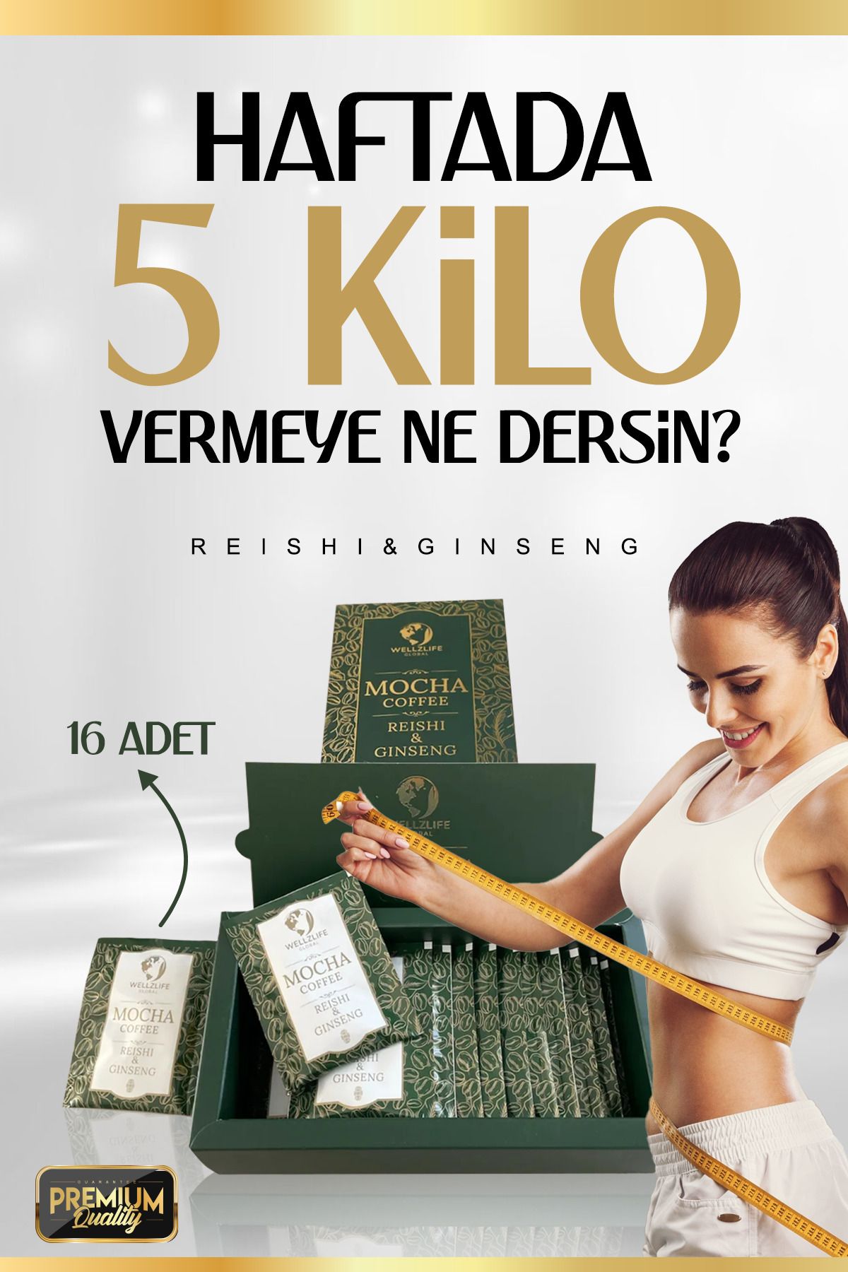 BİOREAL Detox Kahve Zayıflamax Ödem Atmaya Kilo Vermeye Yardımcı 8 Özel Karışımlı 20gr 16 Şase