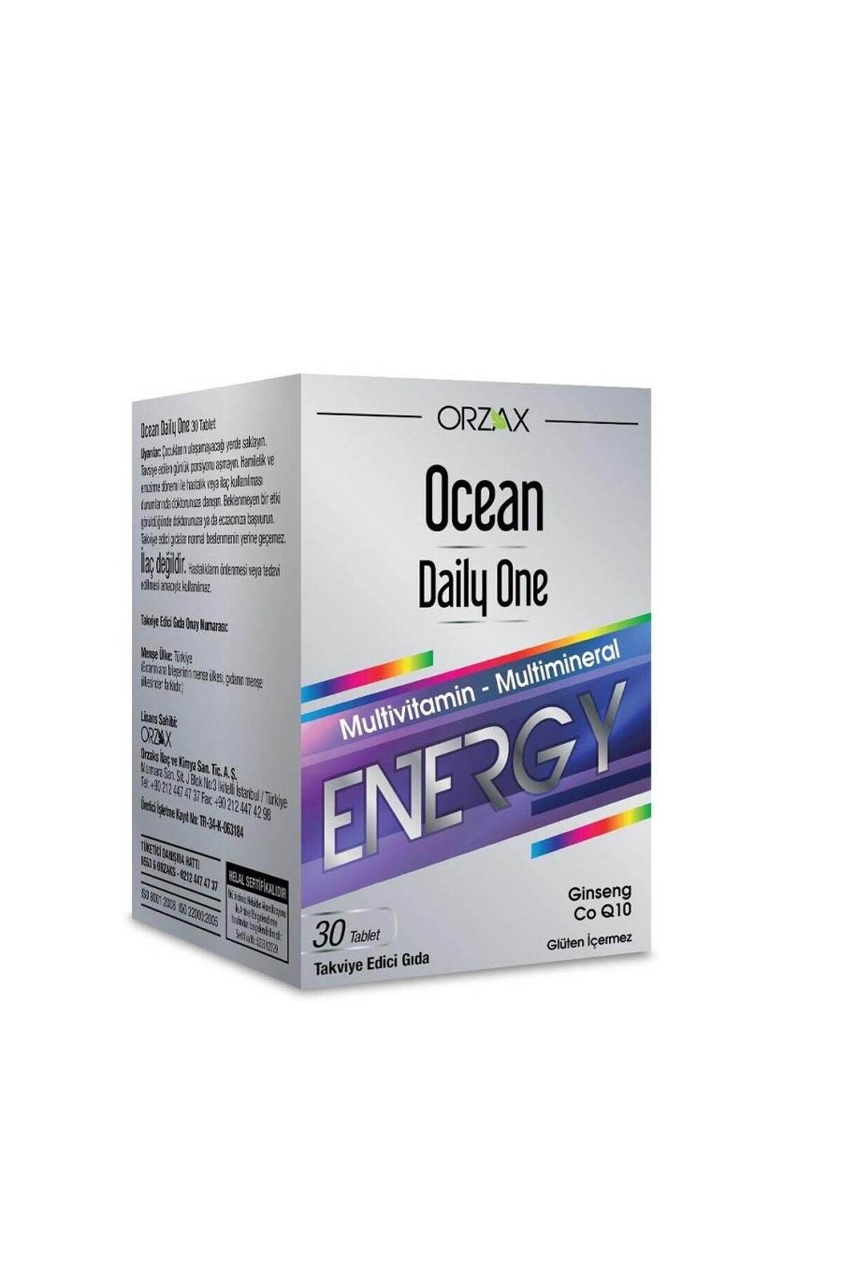 Ocean Orzax Ocean Daily One Energy Multivitamin - Multimineral 30 Tablet