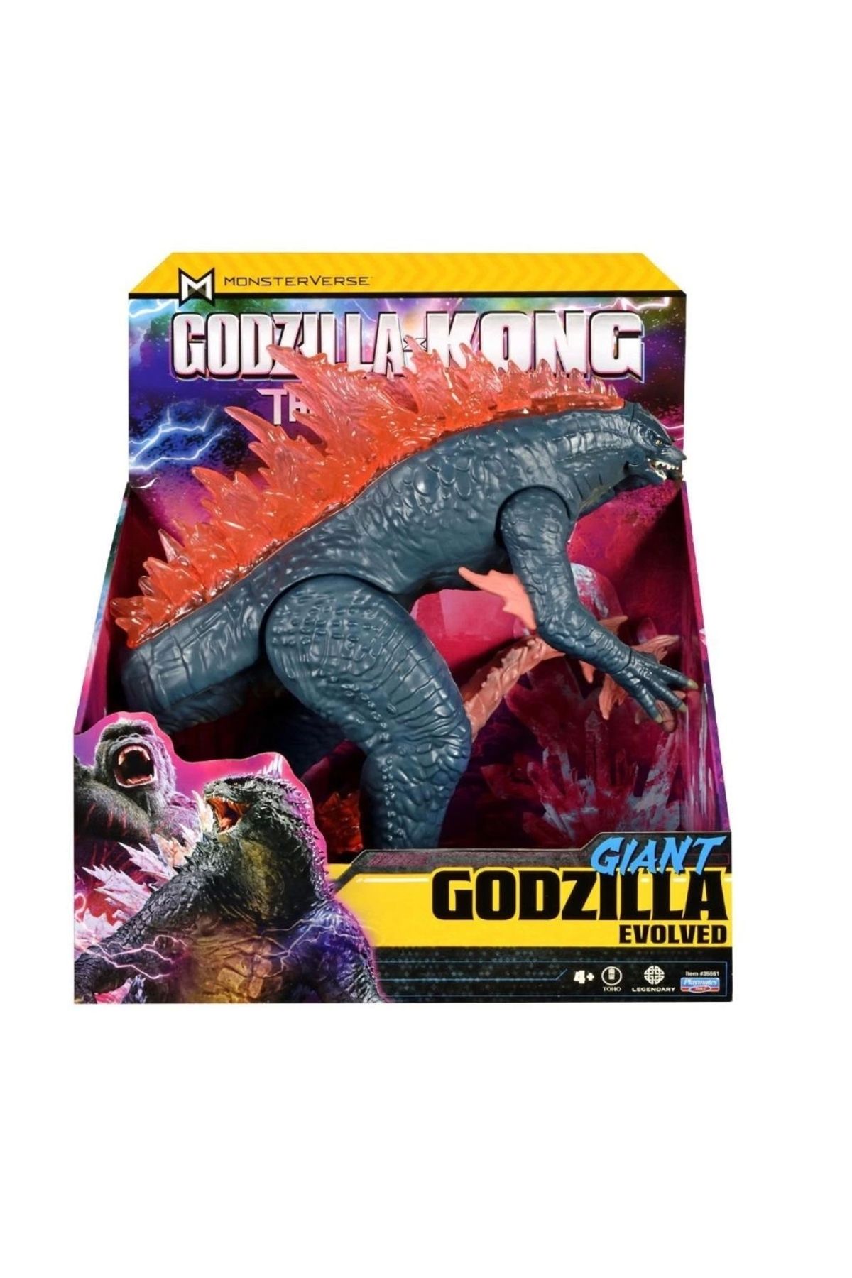 Basic Fun Çocuk MN300000 Godzilla vs. Kong Dev Aksiyon Figürü 28 cm - 35550