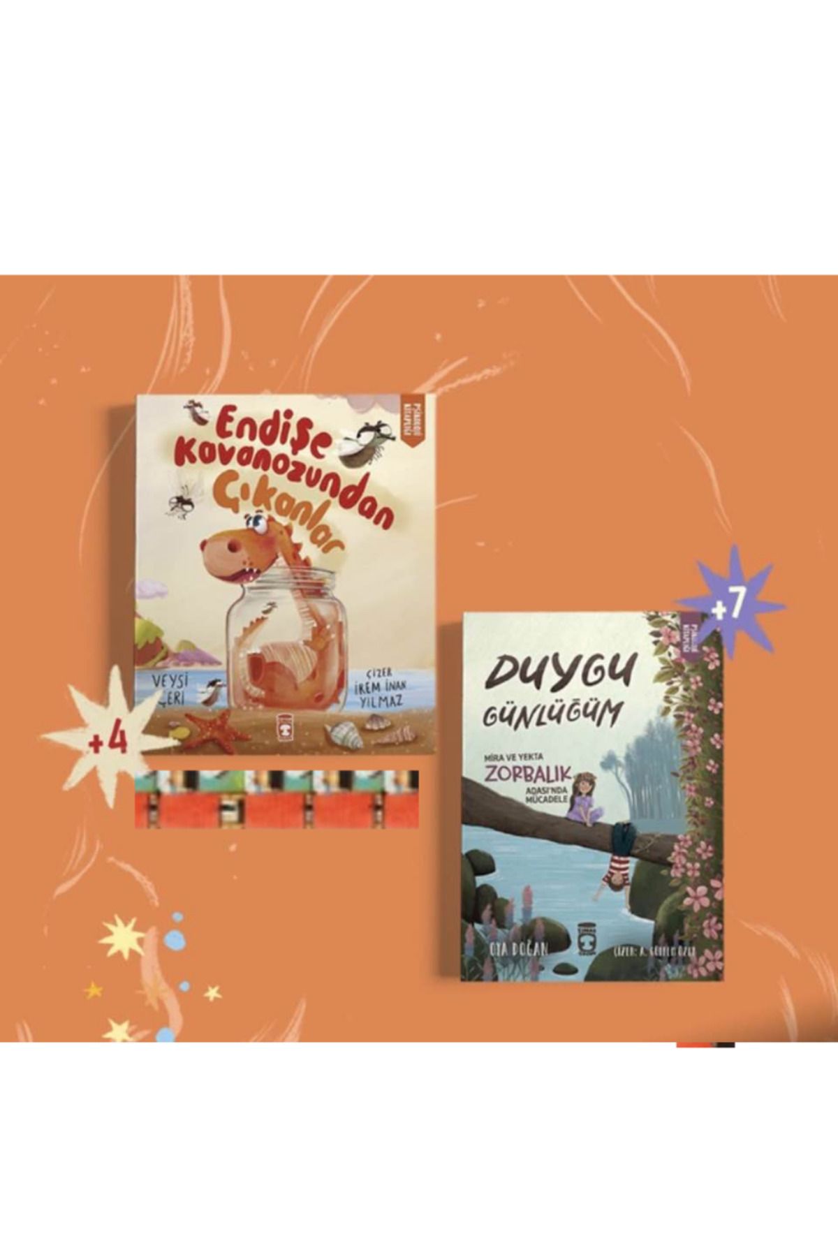 Timaş Çocuk Endişe Kavanozundan Çıkanlar, Mira ve Yekta Zorbalık Adasında Mücadele - Duygu Günlüğüm (2kitap)