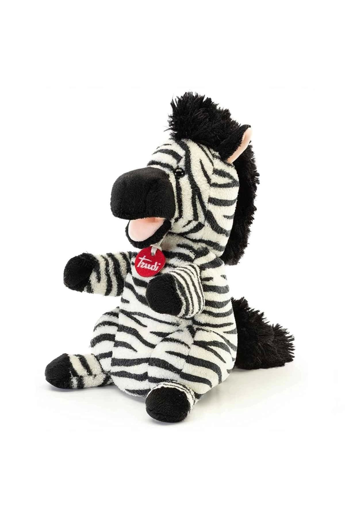 Basic Fun Çocuk Trudi El Kuklası Peluş Zebra 25 cm