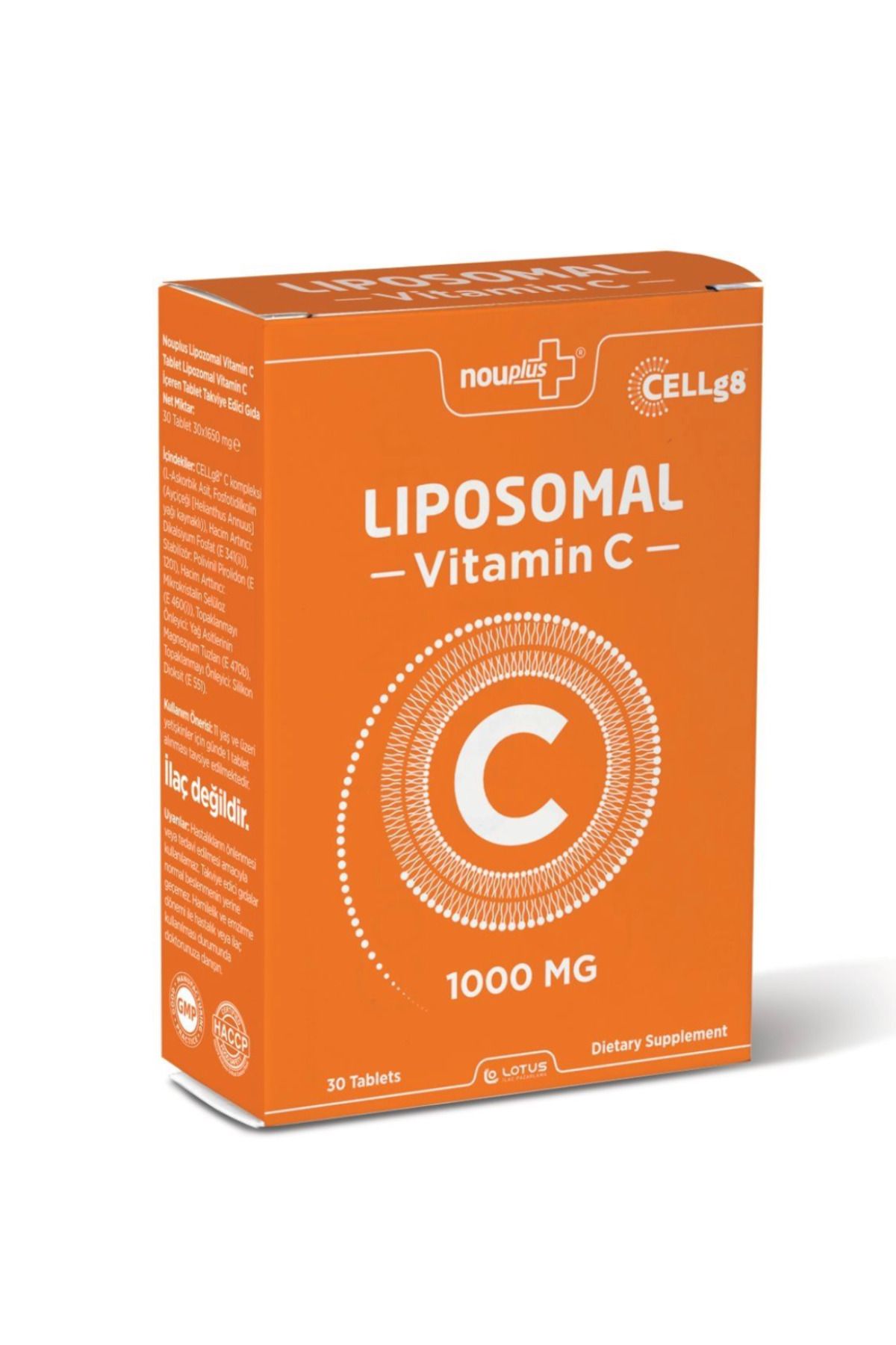 Nouplus Lipozomal 1000 mg C Vitamini 30 Tablet