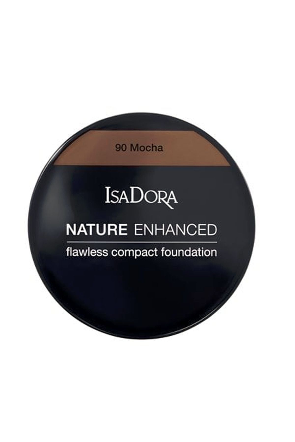 Isadora Nature Enhanced Kusursuz Kompakt Vegan Fondöten 90 Mocha 10 Gr