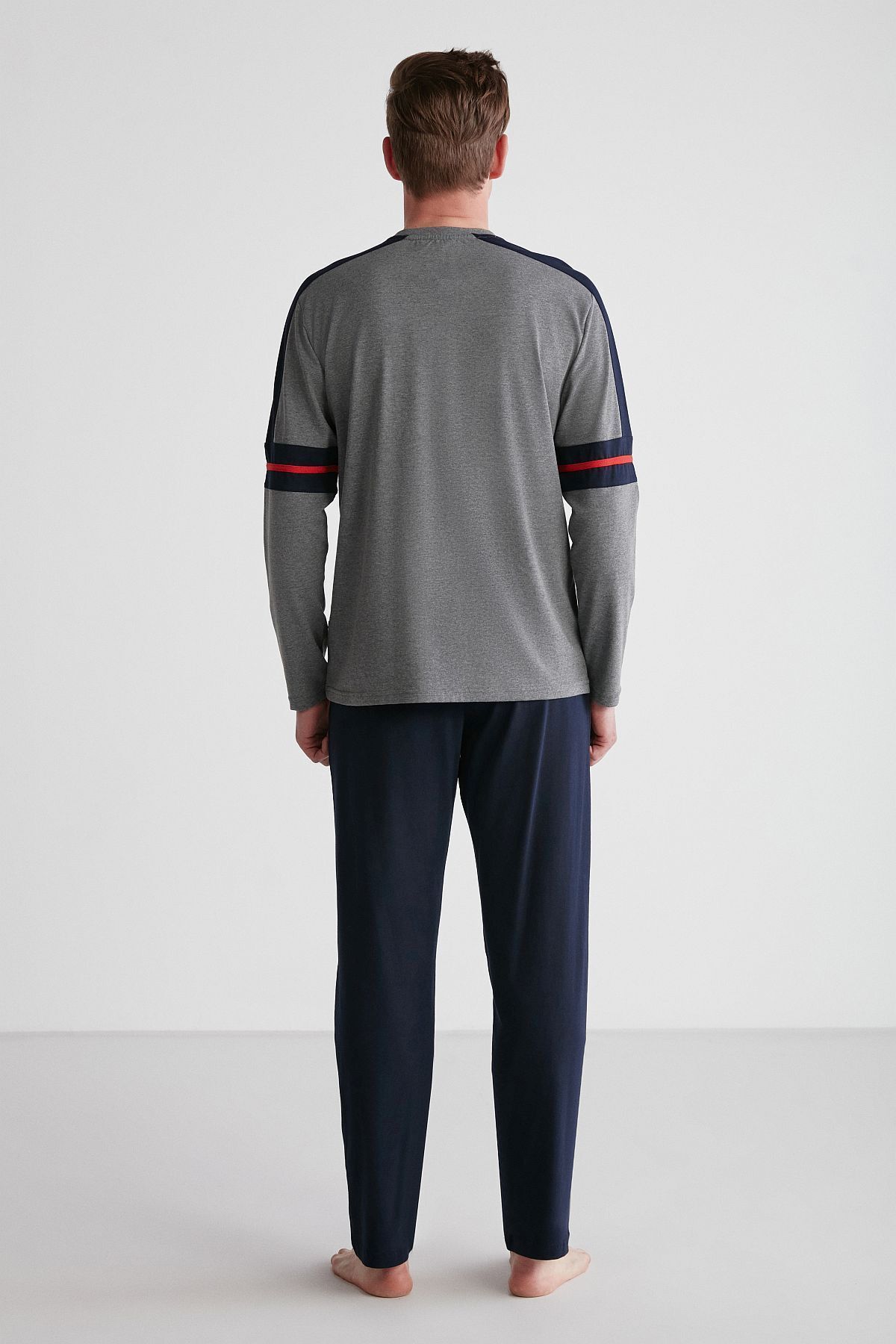 U.S. Polo Assn. پایه. POLO ASSN. ست لباس خواب یقه گرد مردانه مدل 18727