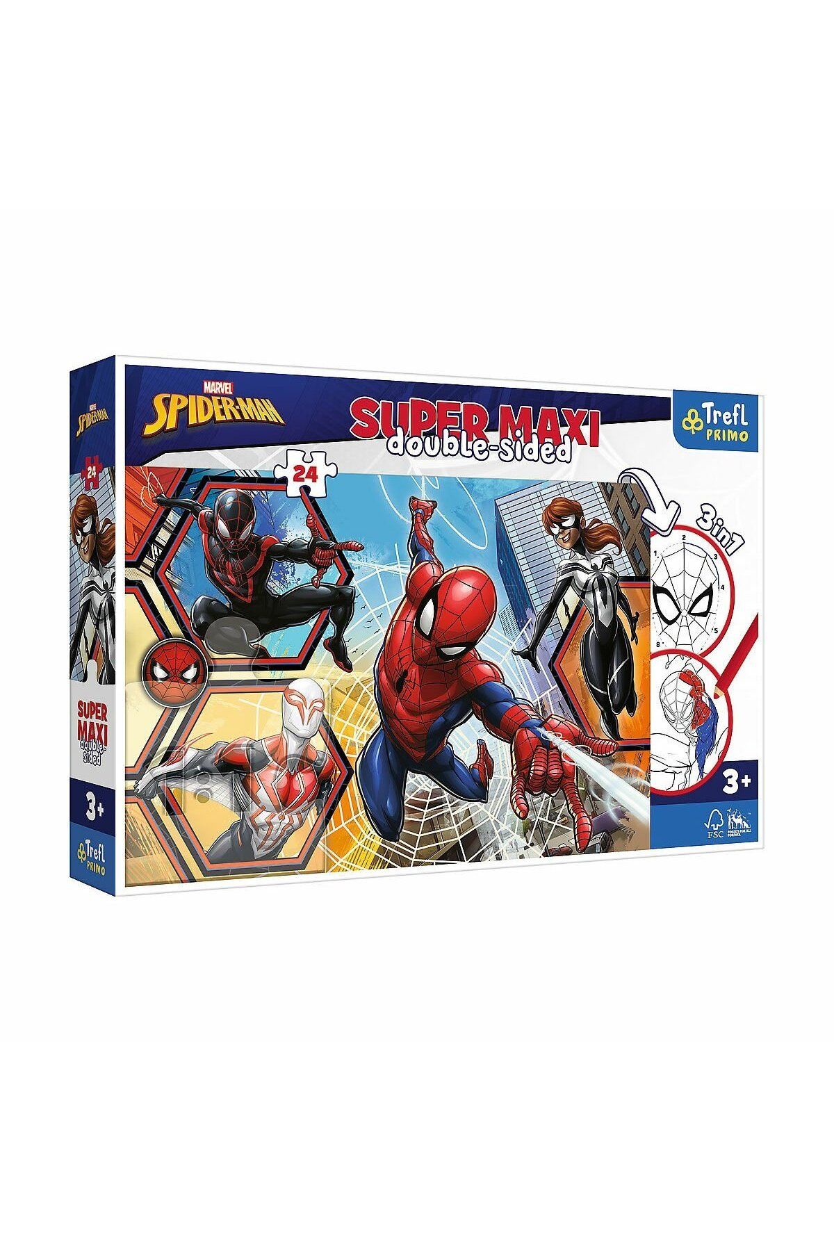 NillyToys PUZZLE-41006 Super Maxi Spiderman 24 Parça Çocuk Puzzle