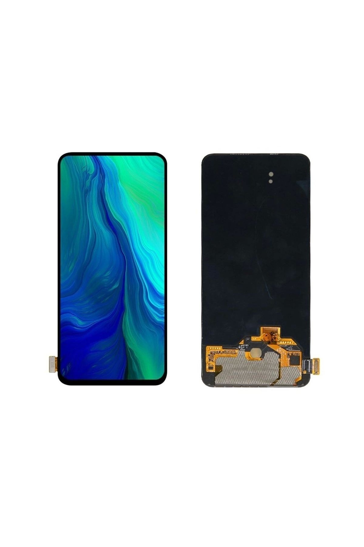 Parça Bankası Oppo Reno 1 Lcd Ekran Dokunmatik Çıtasız Siyah TFT AAA Kalite