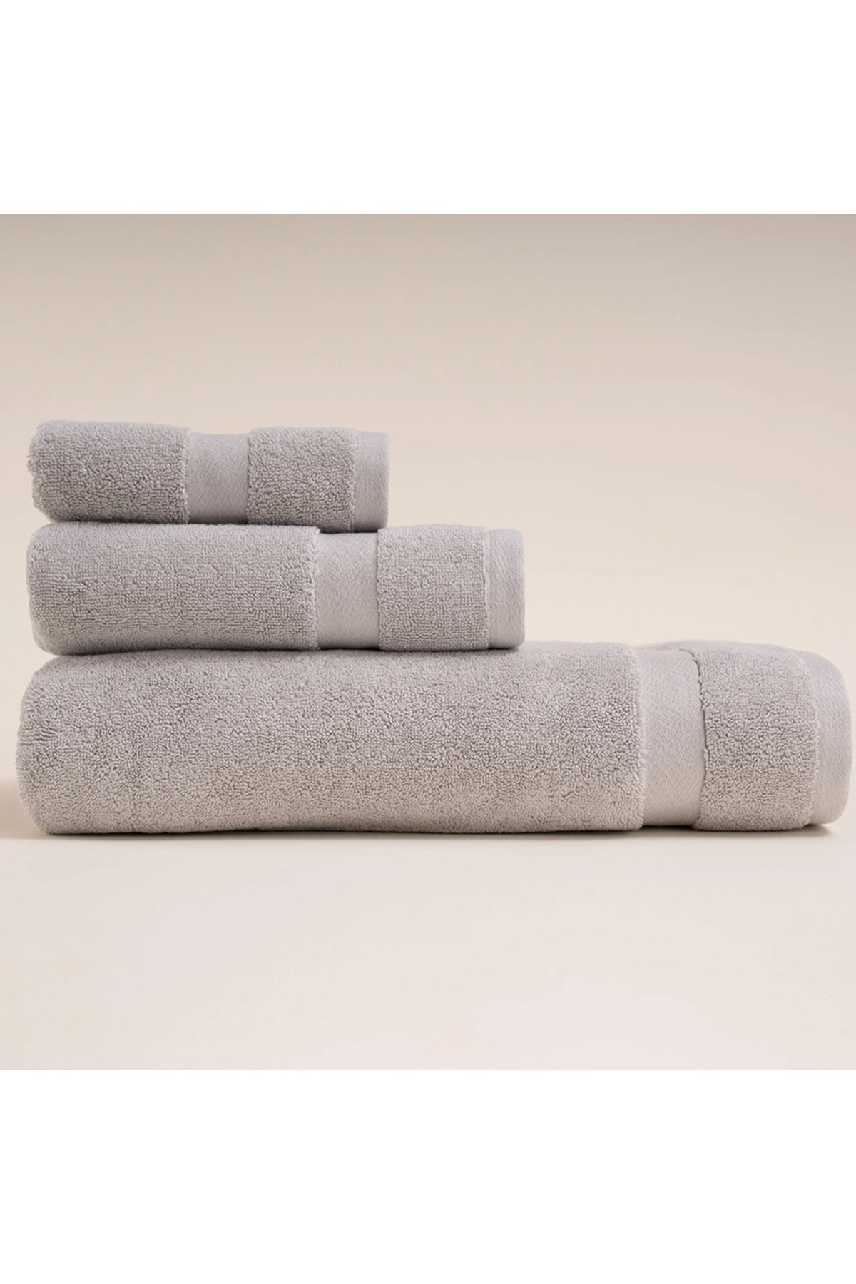 Penelope Seria Grey Noa - Prosop 100% Bumbac, 30x50 Cm - One Size