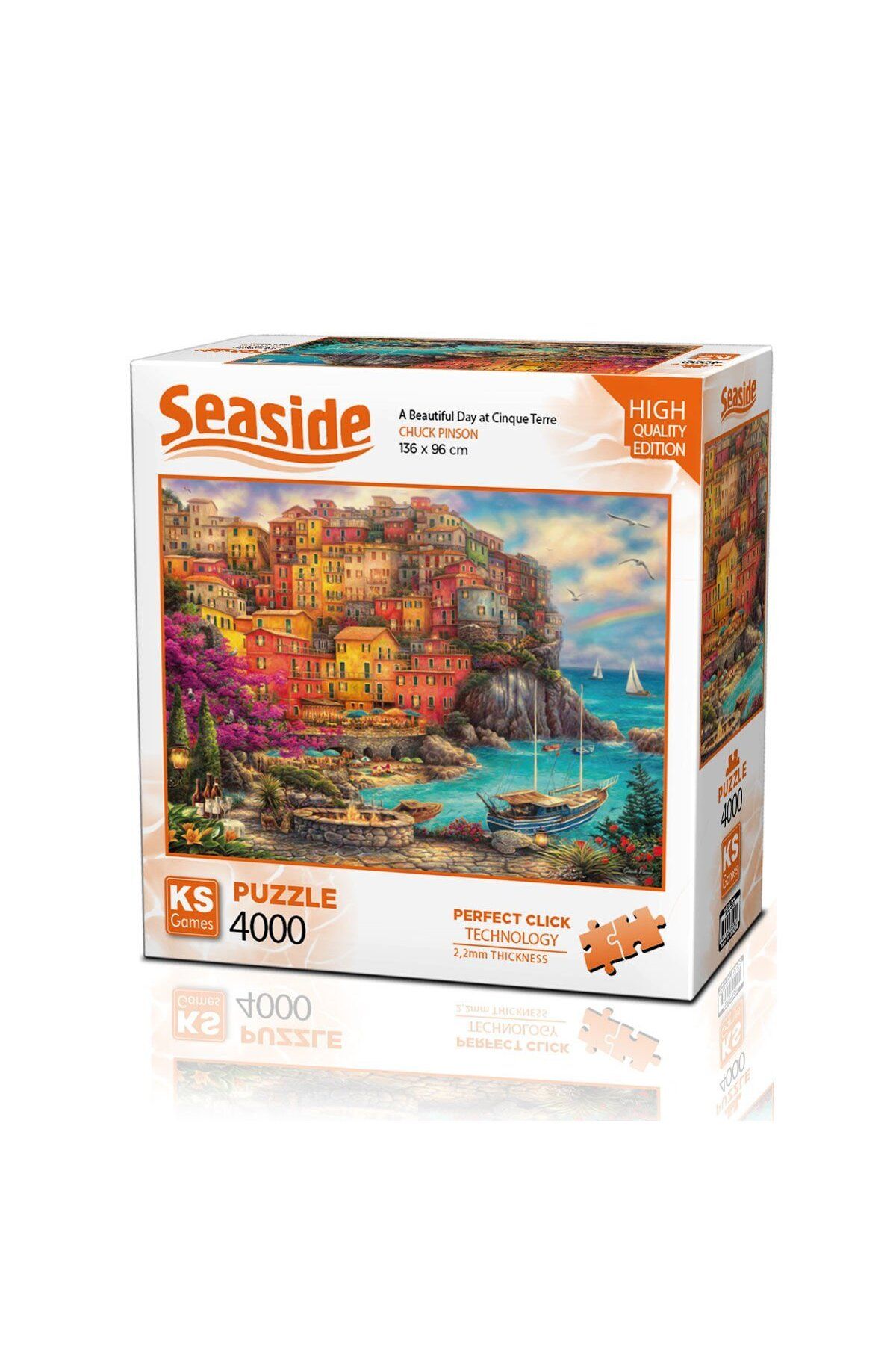 NillyToys 23506 A Beautiful Day at Cinque Terre 4000 Parça Puzzle