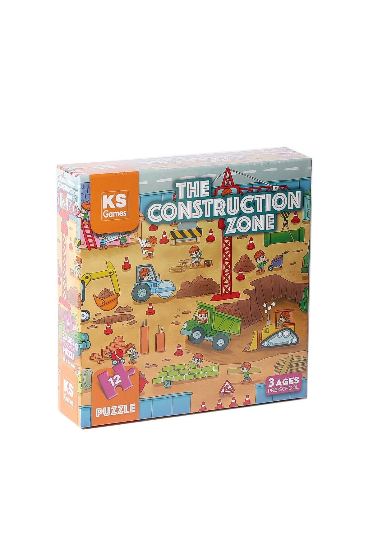 NillyToys PRS 32704 The Construction Pre School Puzzle -KS Puzzle