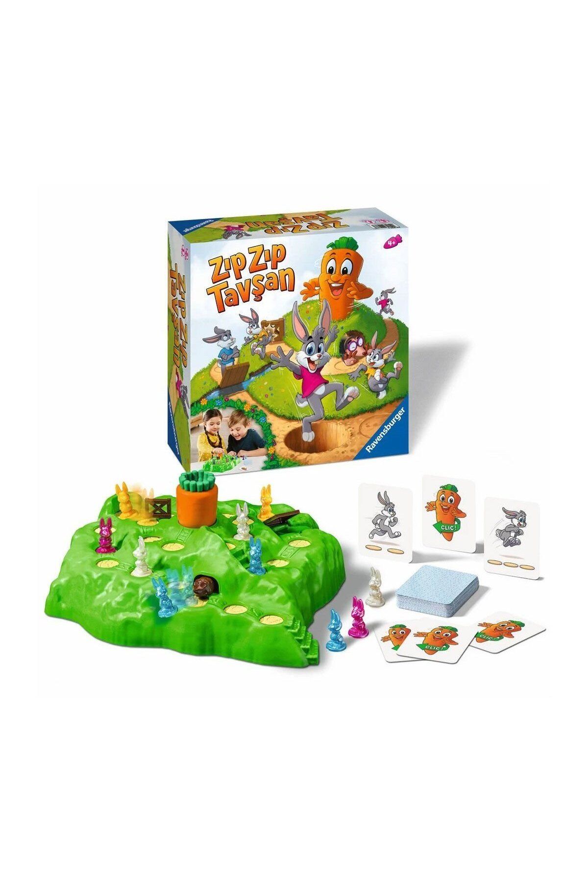 NillyToys 209767 Ravensburger - Zıp Zıp Tavşan +4 yaş