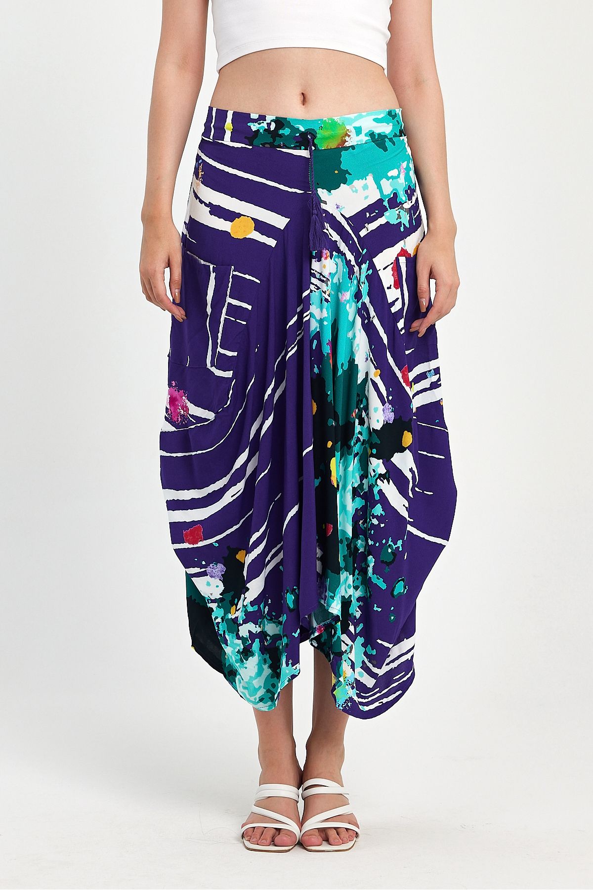 Rodi-Digital Printed Women's Shalwar Skirt - 984 5