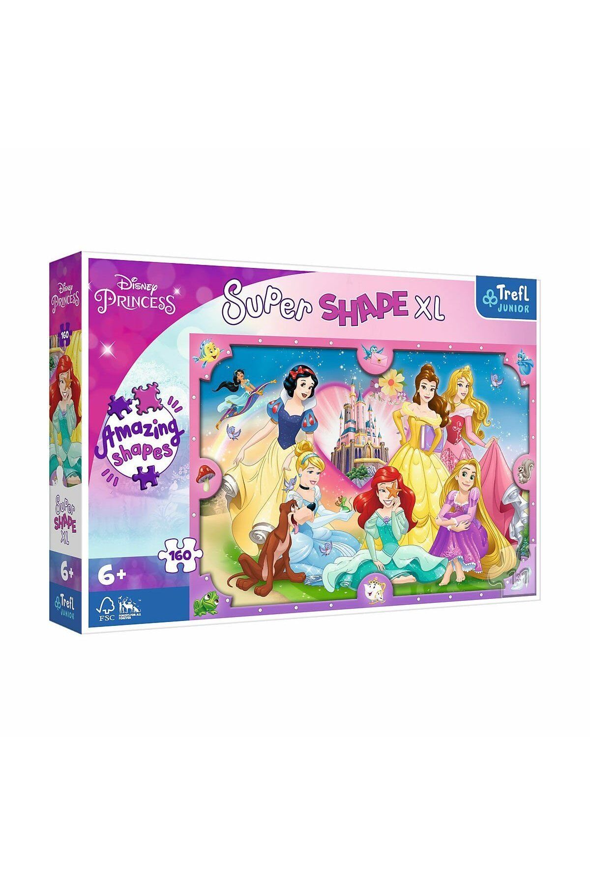 NillyToys PUZZLE-50025 Princess 160 Parça XL Çocuk Puzzle -Vardem