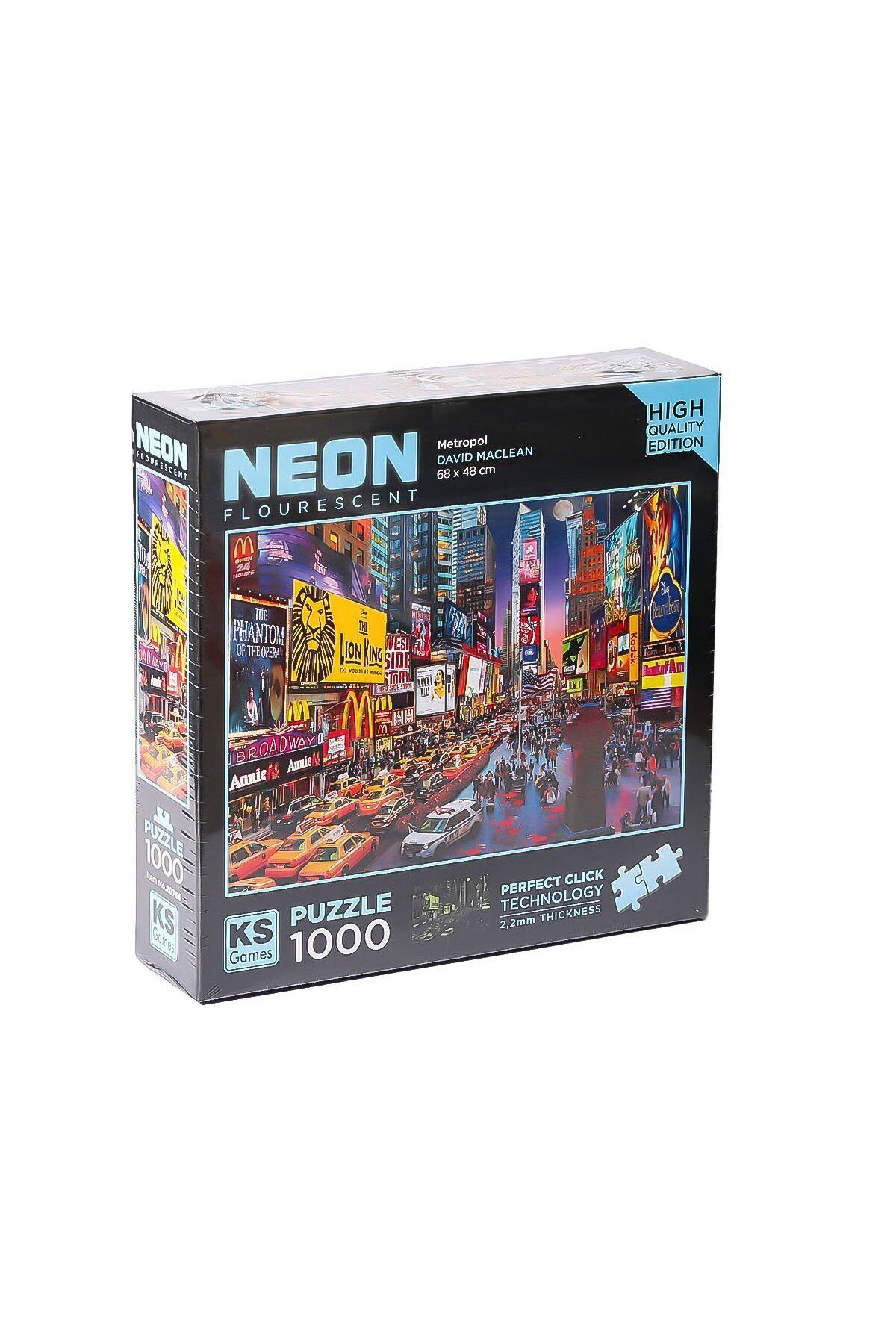 NillyToys 20766 Neon Metropol 1000 Parça Puzzle -KS Puzzle