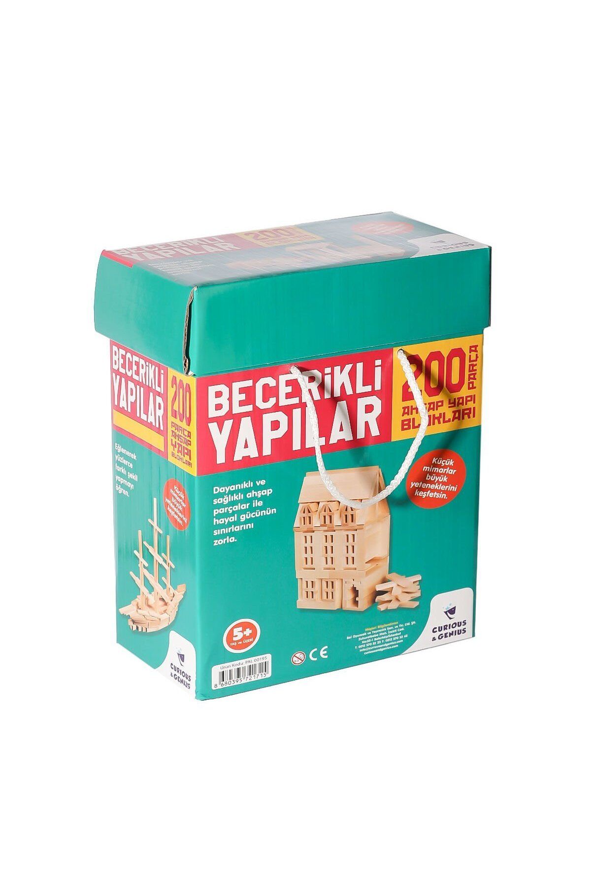 NillyToys ZMK-00195 Becerikli Yapılar 200 Parça -Özaydınlar