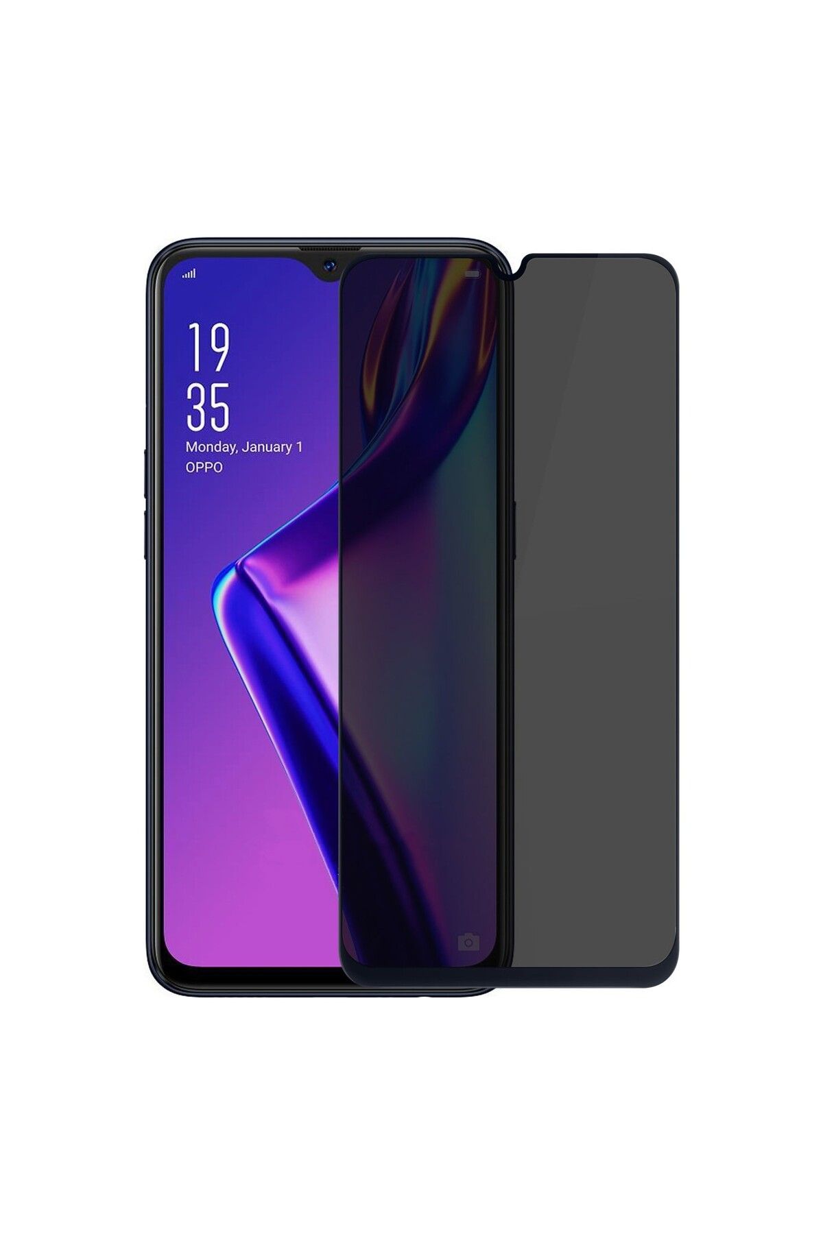 schitec Oppo Reno11 F 5G İle Uyumlu Ön Hayalet Darbe Emici HD Ekran Koruyucu Kaplama