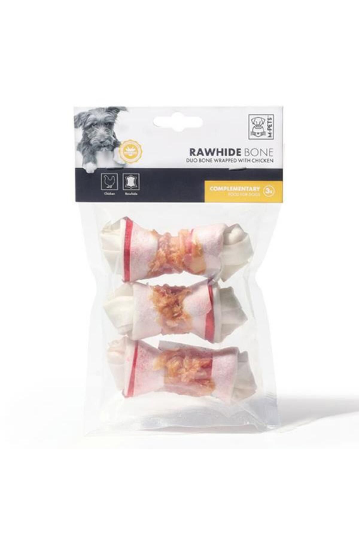 M-PETS Duo Bone Wrapped Chicken Tavuklu Köpek Ödülü 112,5gr